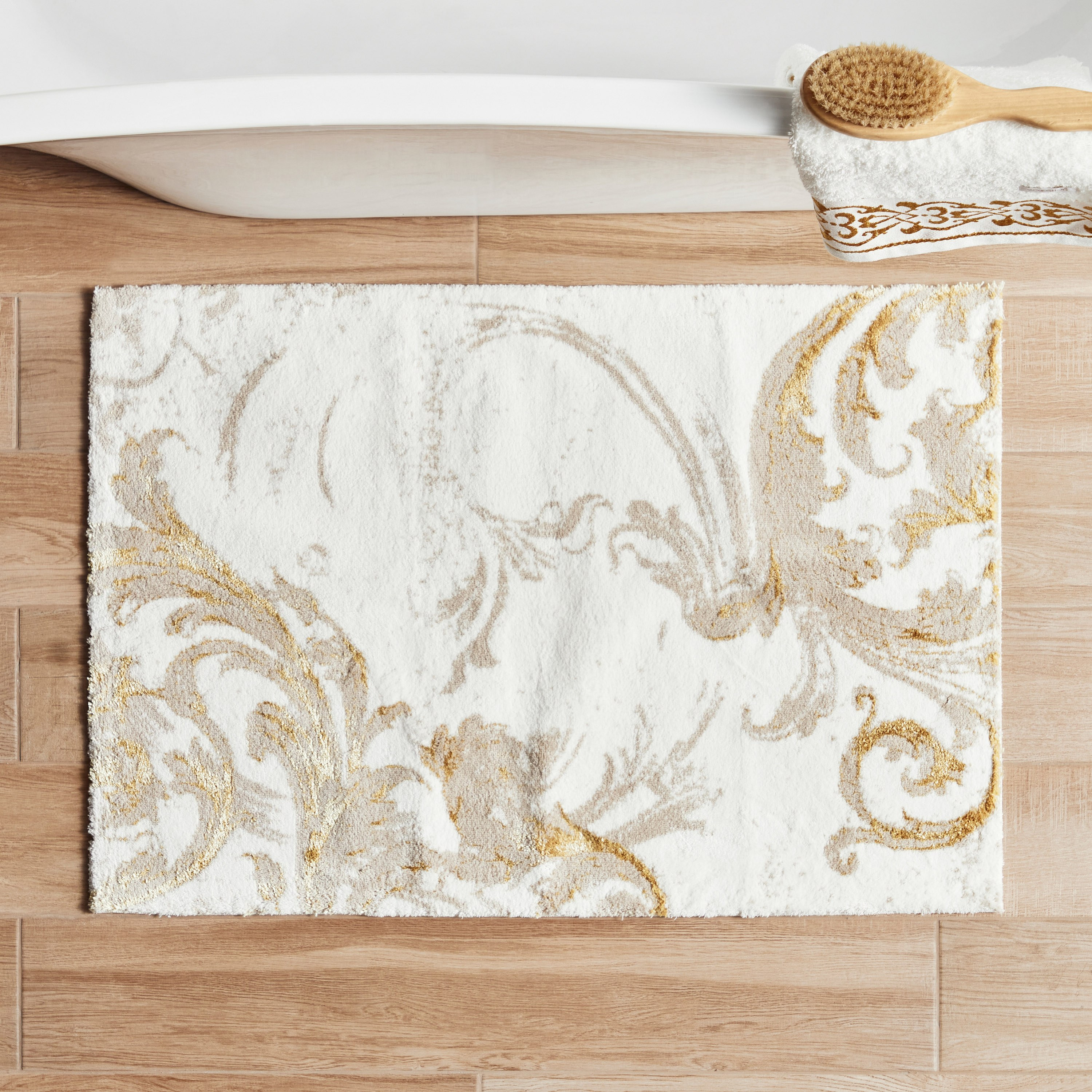 Shehzade Bath Mat - 60x90 cm-household-bathandlaundry-bathlinen-bathmatsandtubmats-image-1