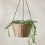 Alfresco Rattan Hanging Planter - 19 cm-household-gardenandoutdoor-potsandplanters-hangingplanters-image-1