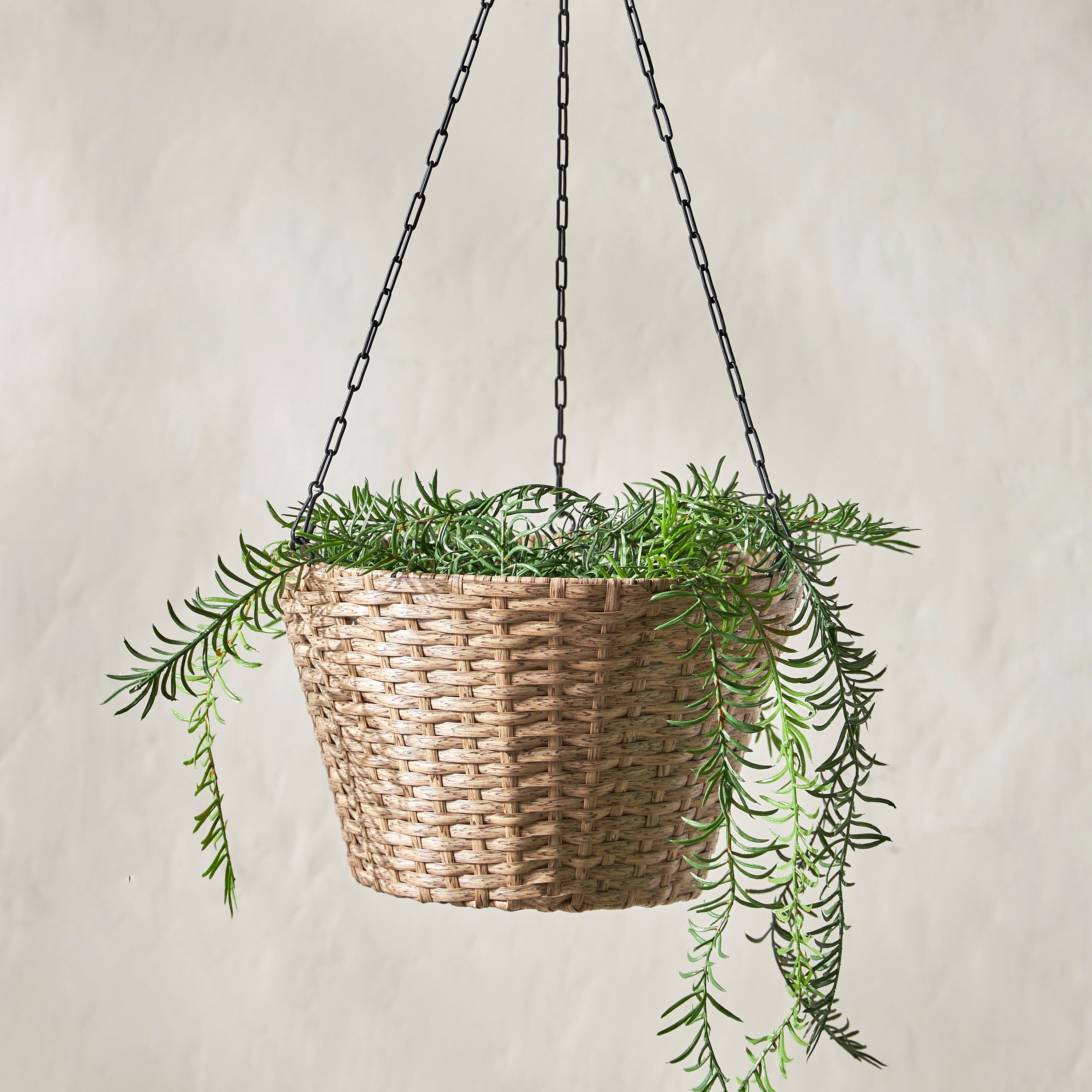Alfresco Rattan Hanging Planter - 19 cm