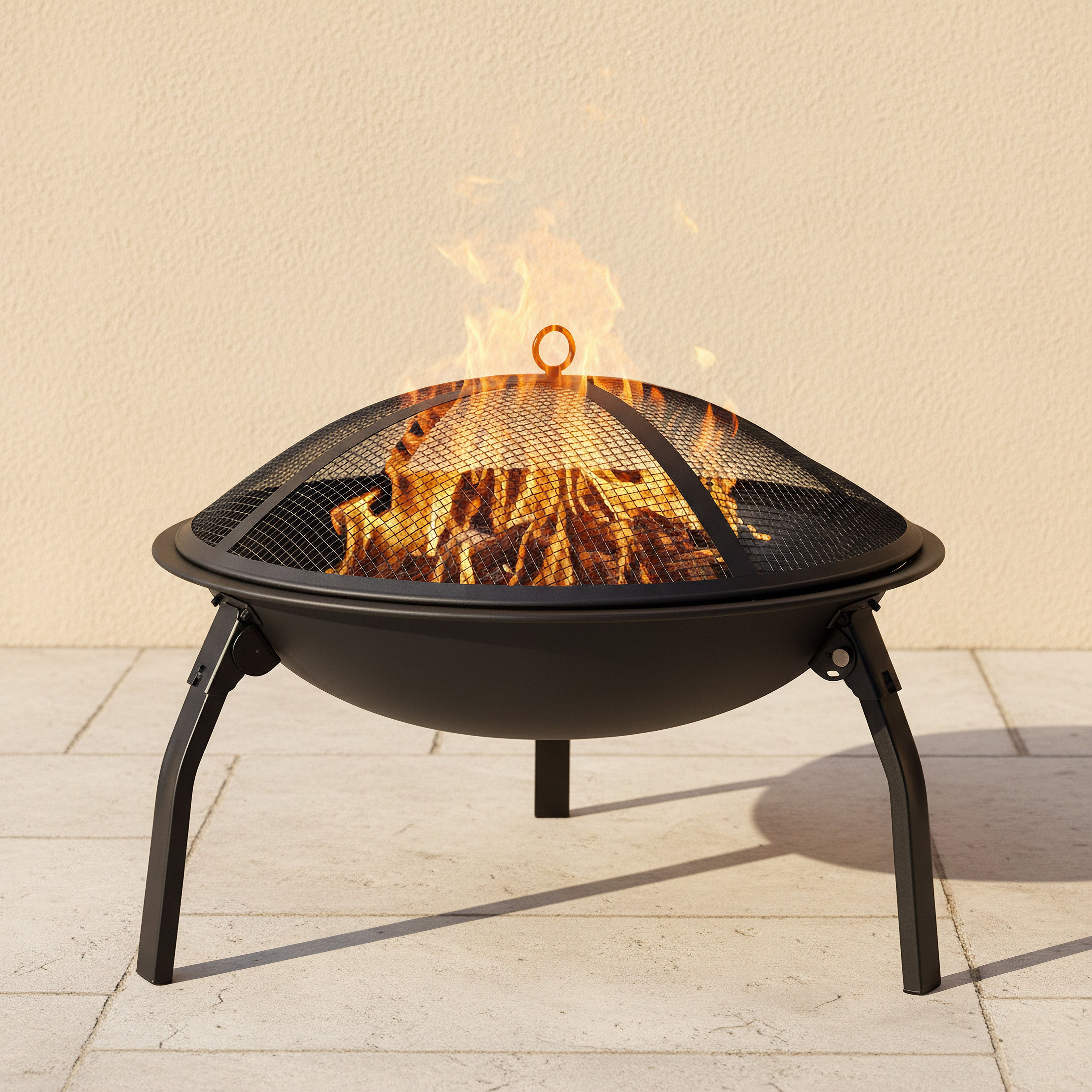 Fotia Metal Firepit - 56cm-household-gardenandoutdoor-outdoor-image-1