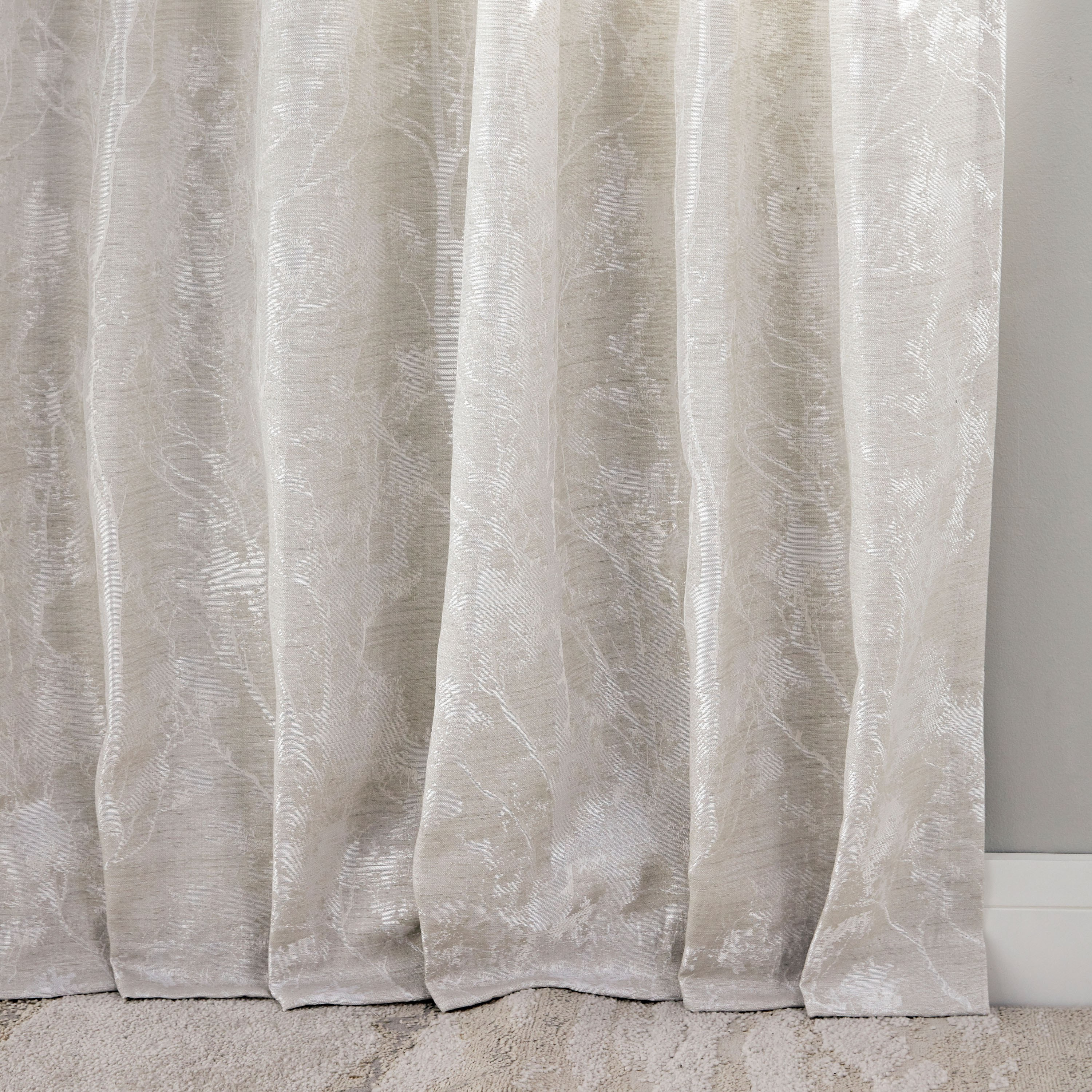 طقم ستائر غير مبطنة قطعتين - دوفر - 240x135 سم-household-windows-curtains-image-3
