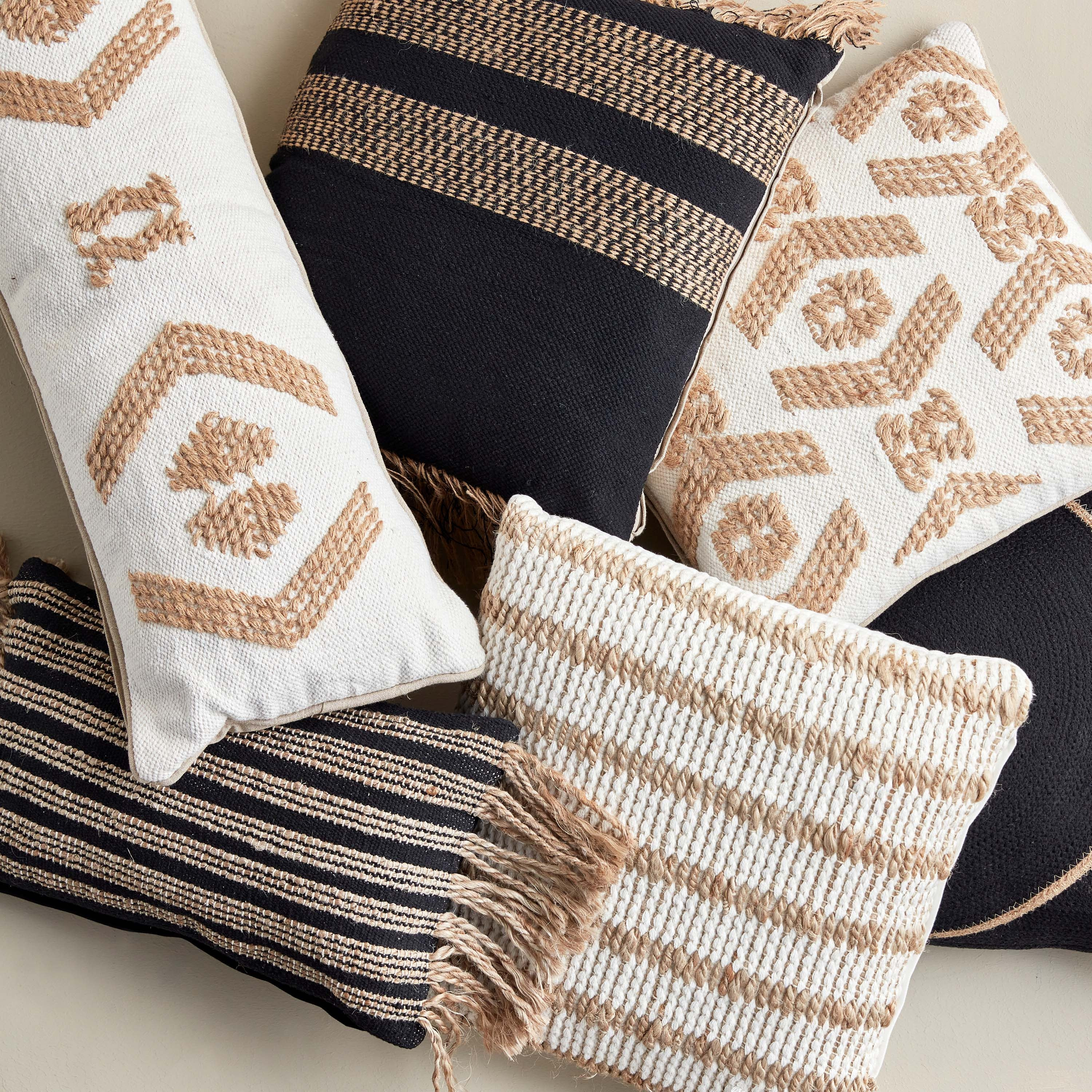 Walnut Filled Cushion - 90x35 cm-household-cushionsandthrows-filledcushions-decorativecushions-image-4