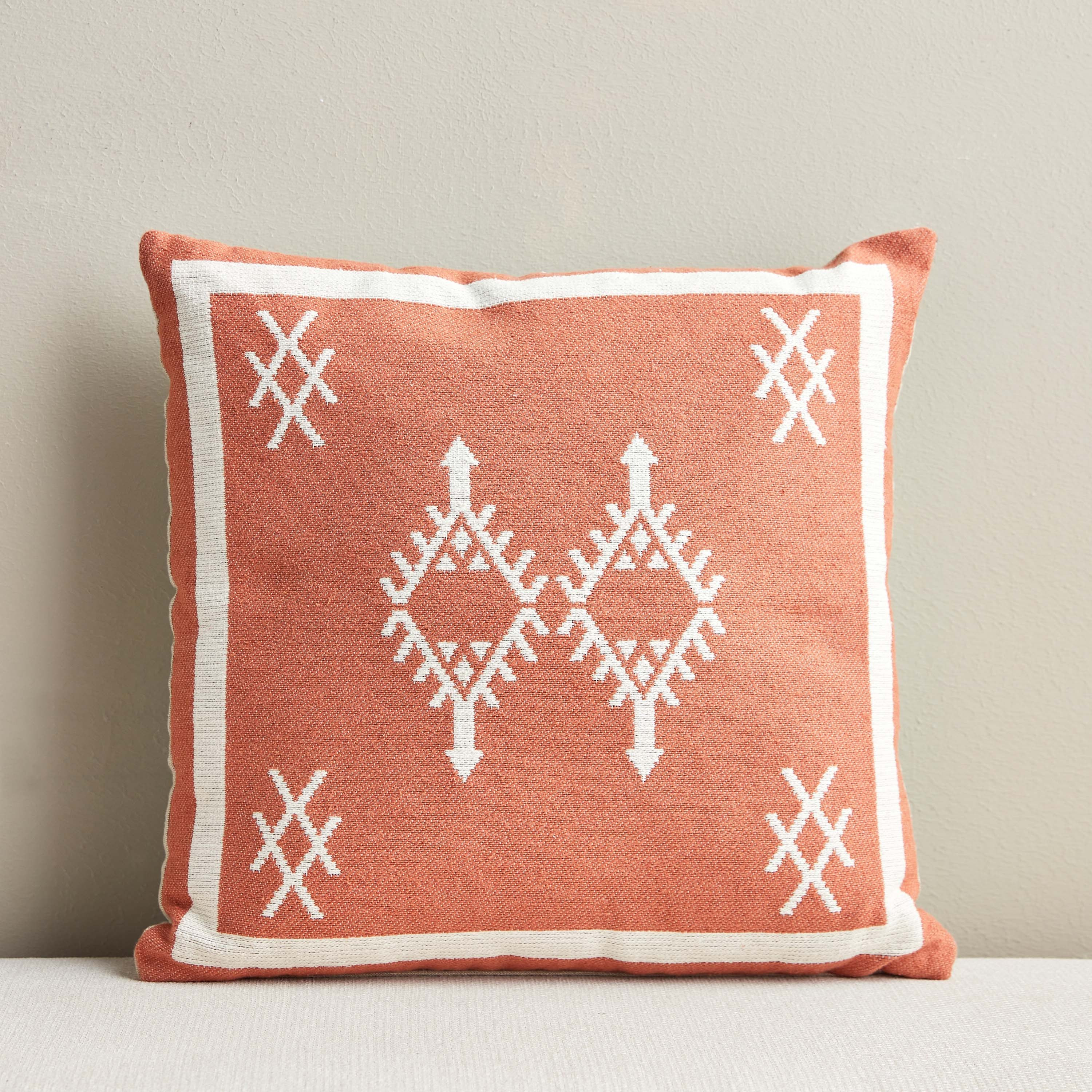 Rusty Filled Cushion - 45x45 cm-household-cushionsandthrows-filledcushions-decorativecushions-image-1