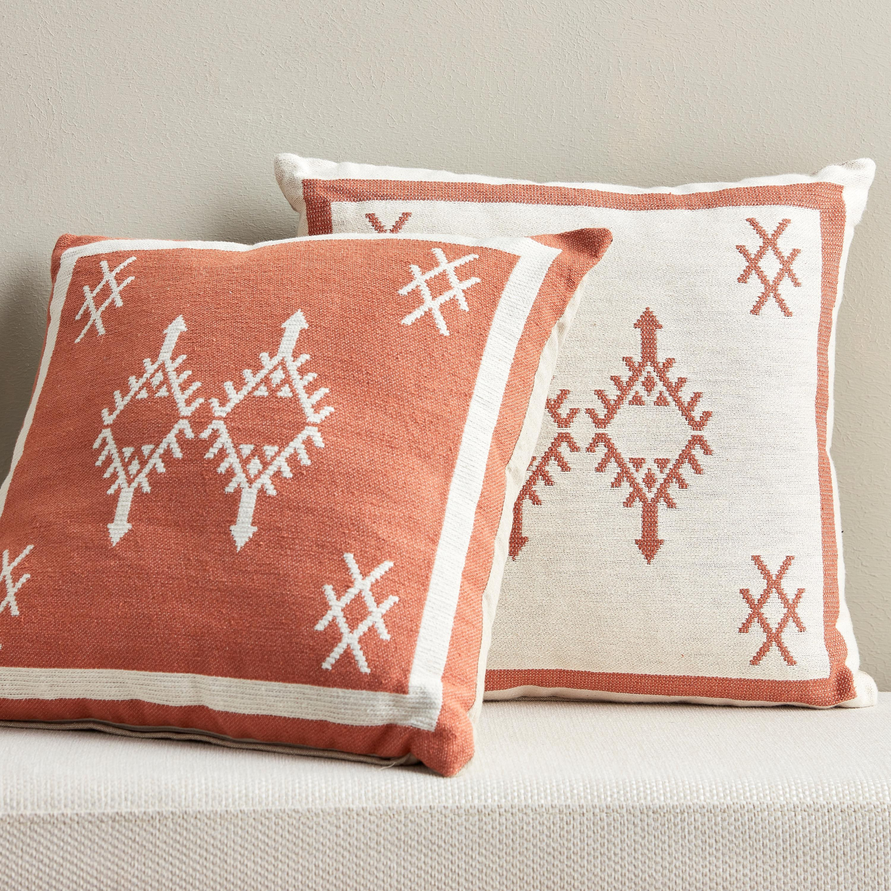 Rusty Filled Cushion - 45x45 cm-household-cushionsandthrows-filledcushions-decorativecushions-image-4
