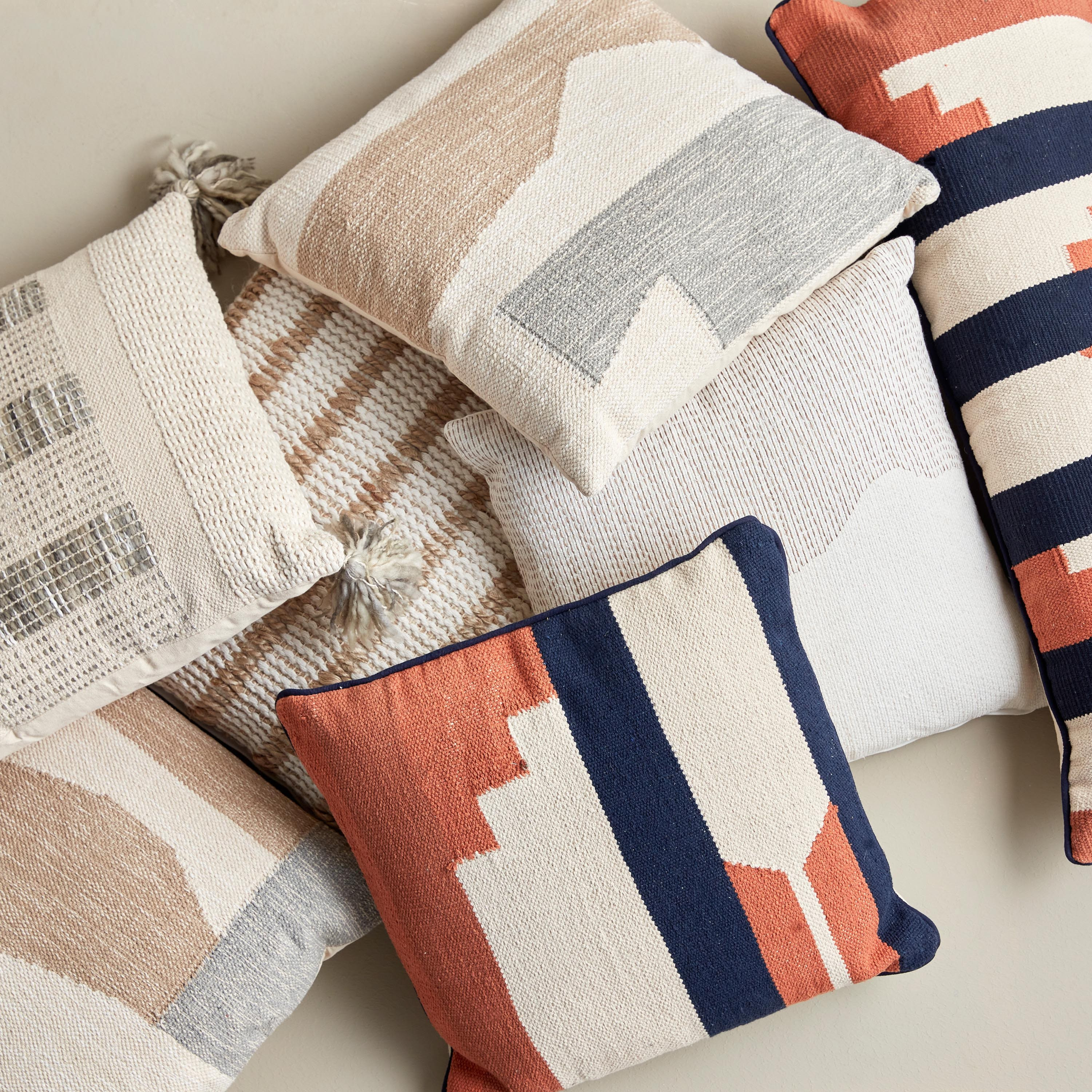 Pollock Filled Cushion - 50x50 cm-household-cushionsandthrows-filledcushions-decorativecushions-image-4