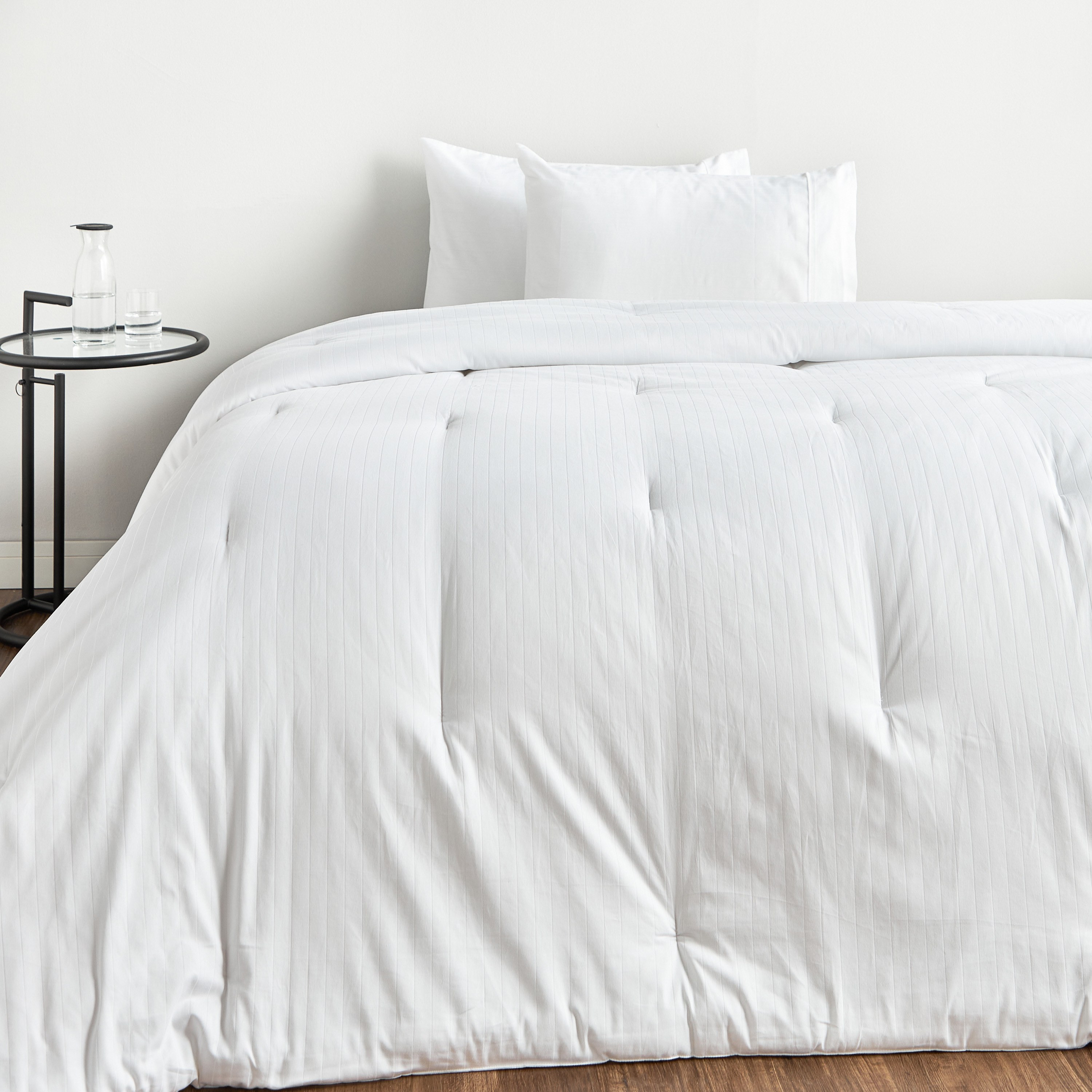 Hampton Cotton Sateen Jacquard 220 Thread Count 3-Piece Full Comforter Set - 160x240 cm-household-bedding-comfortersandbedspreads-comforters-image-2