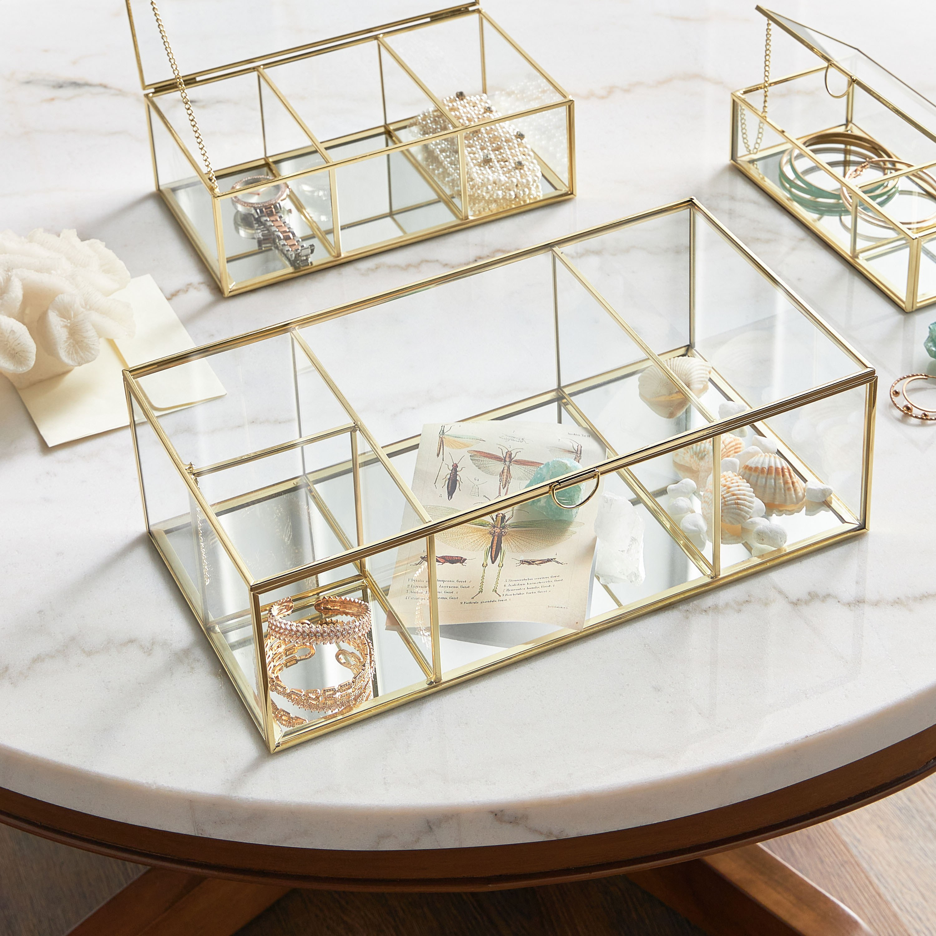 Shop Mystique 2 Compartment Cosmetics Organizer Online Home