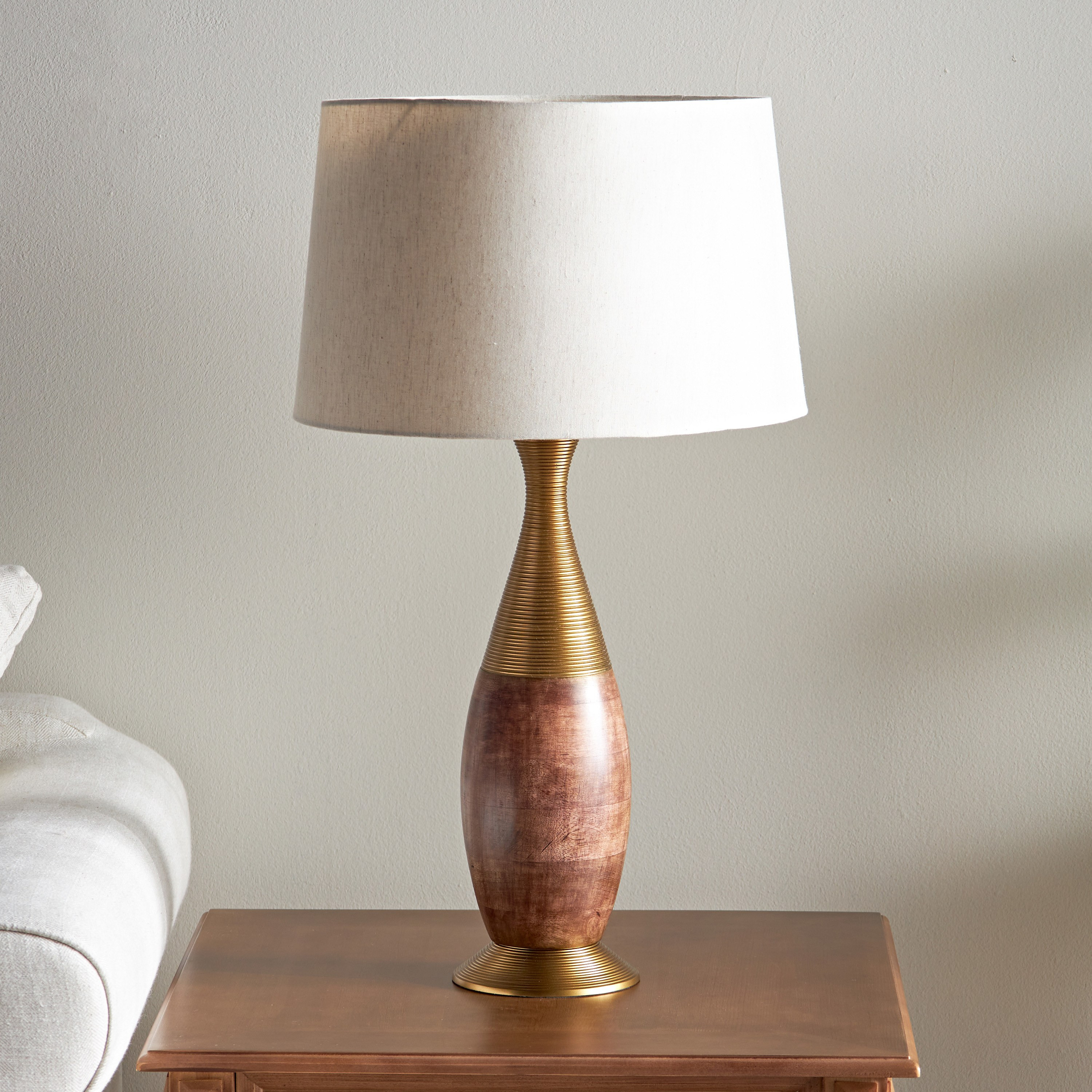 Nuela Aluminium Table Lamp - 46 cms-household-lighting-tableanddesklamps-image-1