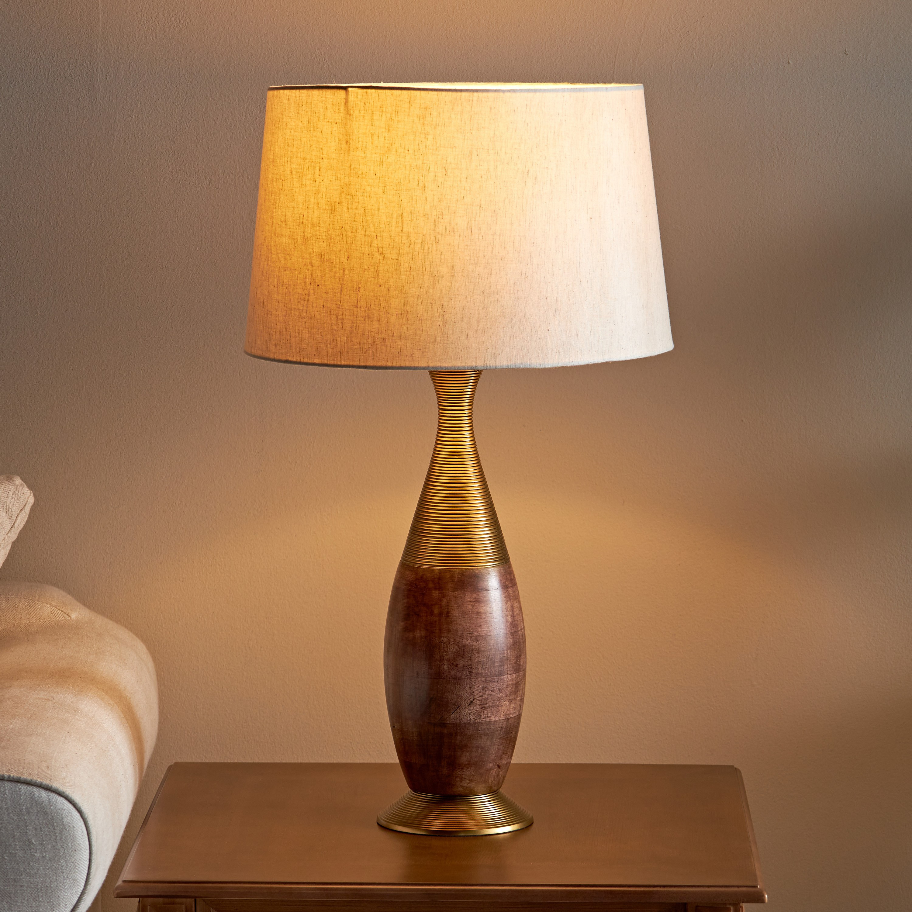 Nuela Aluminium Table Lamp - 46 cms-household-lighting-tableanddesklamps-image-2