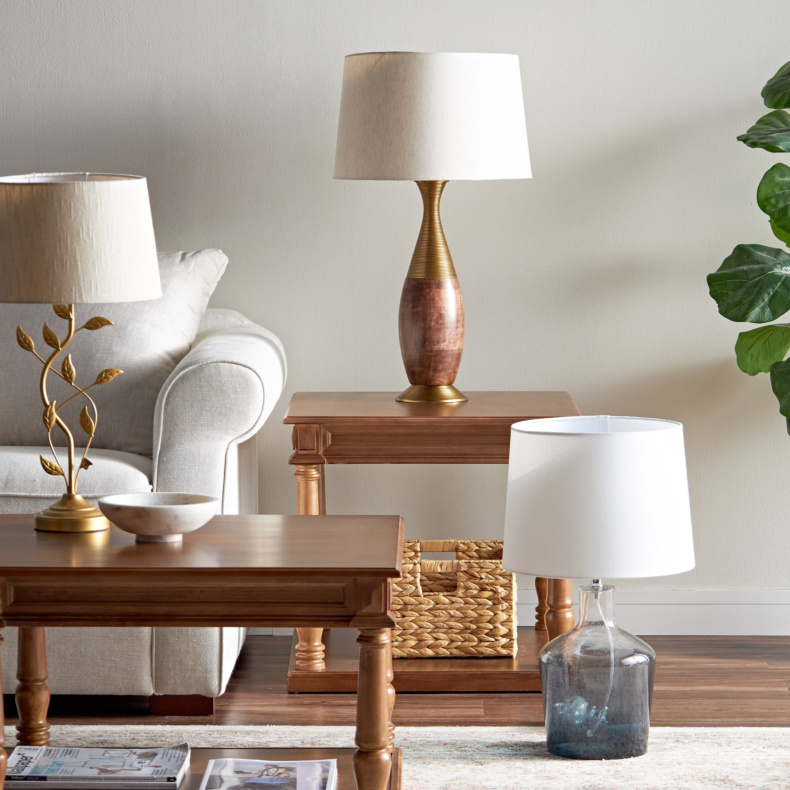 Nuela Aluminium Table Lamp - 46 cms-household-lighting-tableanddesklamps-image-4