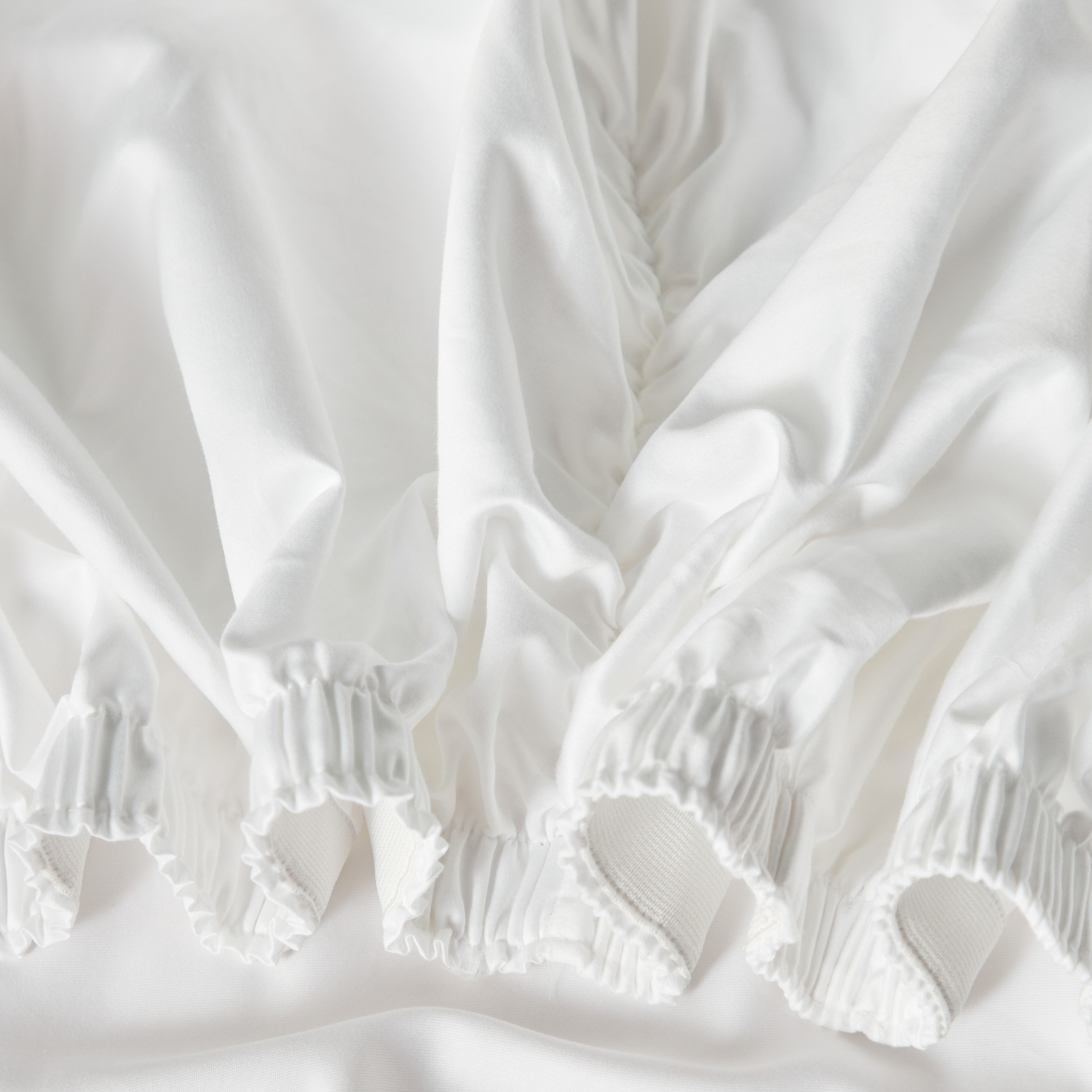 Versailles Egyptian Cotton Sateen 800 Thread Count King Fitted Sheet - 180x205 cm-household-bedding-sheetsandpillowcases-fittedsheets-image-2