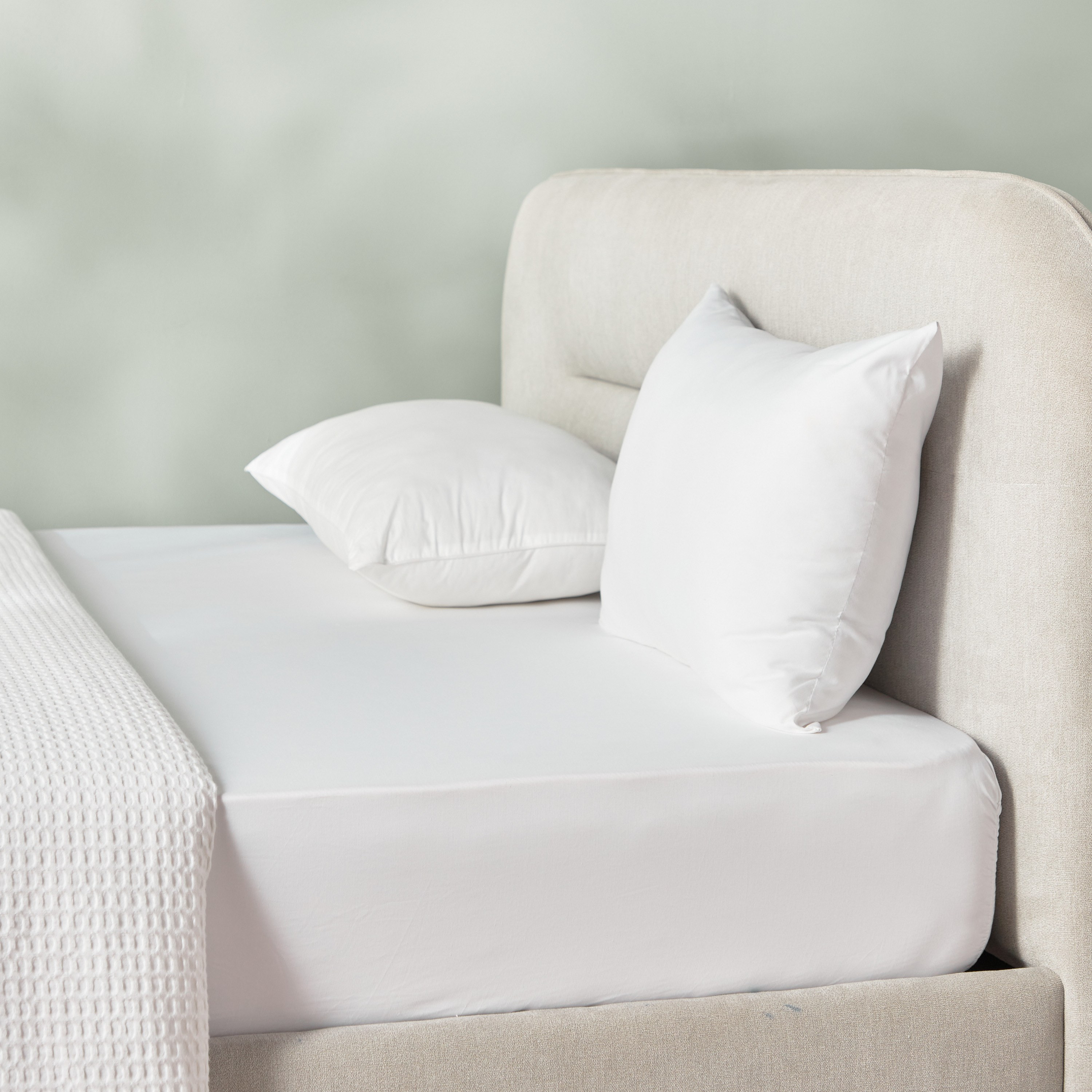 Versailles Egyptian Cotton Sateen 800 Thread Count King Fitted Sheet - 180x205 cm-household-bedding-sheetsandpillowcases-fittedsheets-image-4