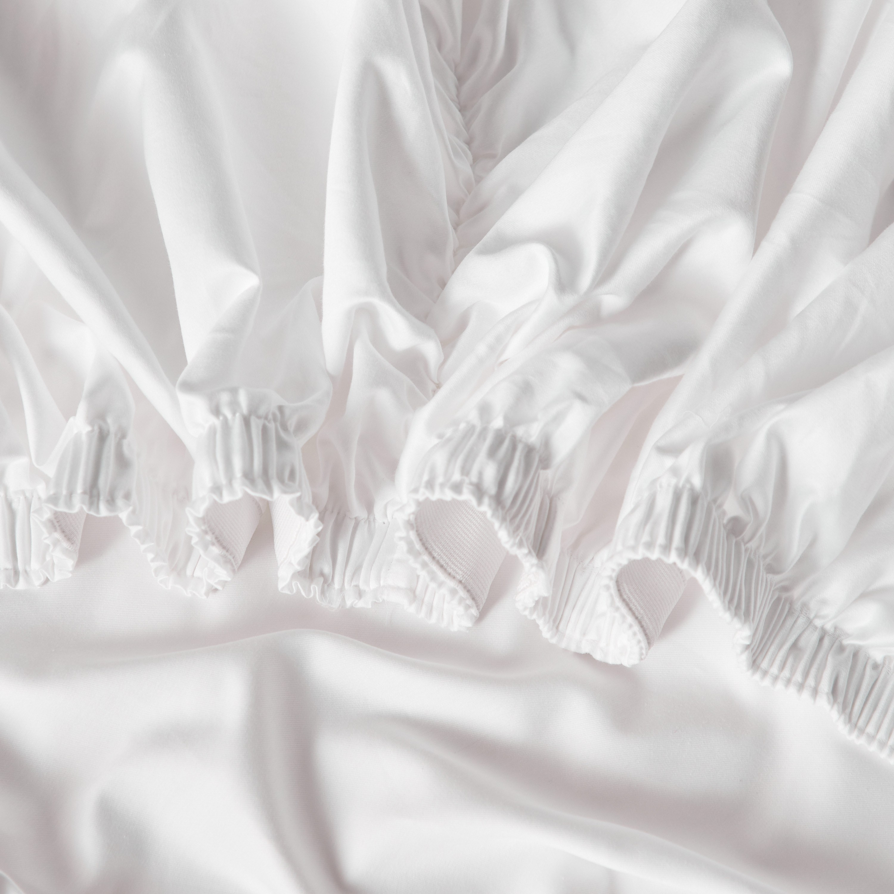 Versailles Egyptian Cotton Sateen 800 Thread Count Super King Fitted Sheet - 200x205 cm-household-bedding-sheetsandpillowcases-fittedsheets-image-2