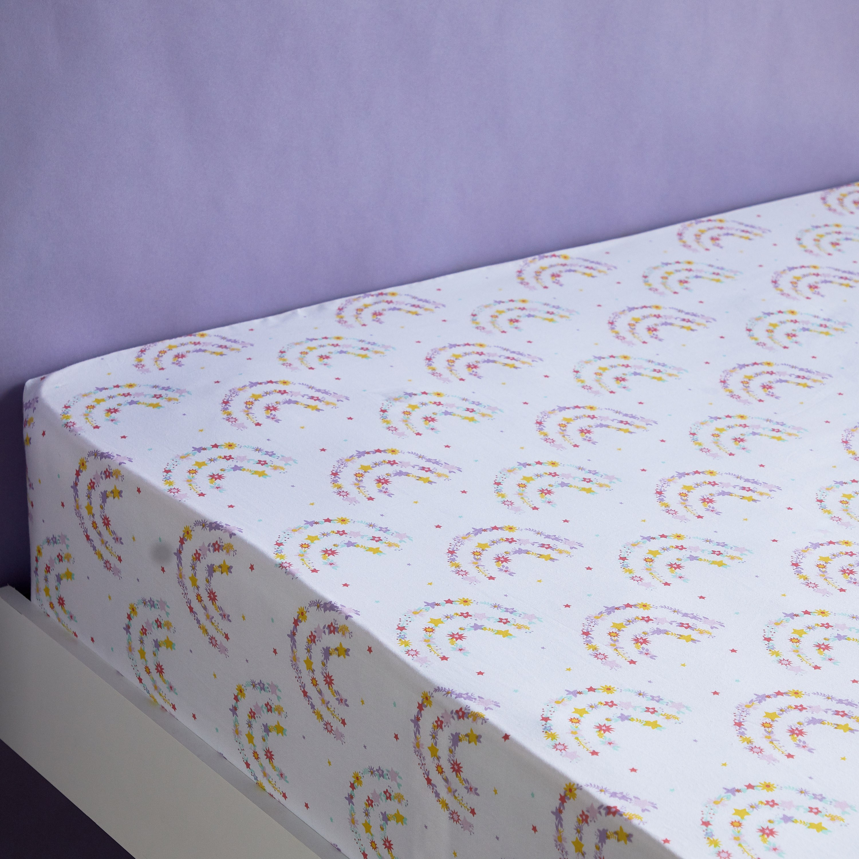 Pippa Unicorn Cotton Printed 5-Piece Full  Comforter and Sheet Set - 160x220 cm-babyandkids-beddingandwindows-bedding-comforters-image-2