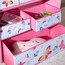 رف تخزين 3 مستويات بـ6 صناديق قماش بتصميم قوس قزح - أنابيل-babyandkids-bathandstorage-storage-plasticstorage-image-2