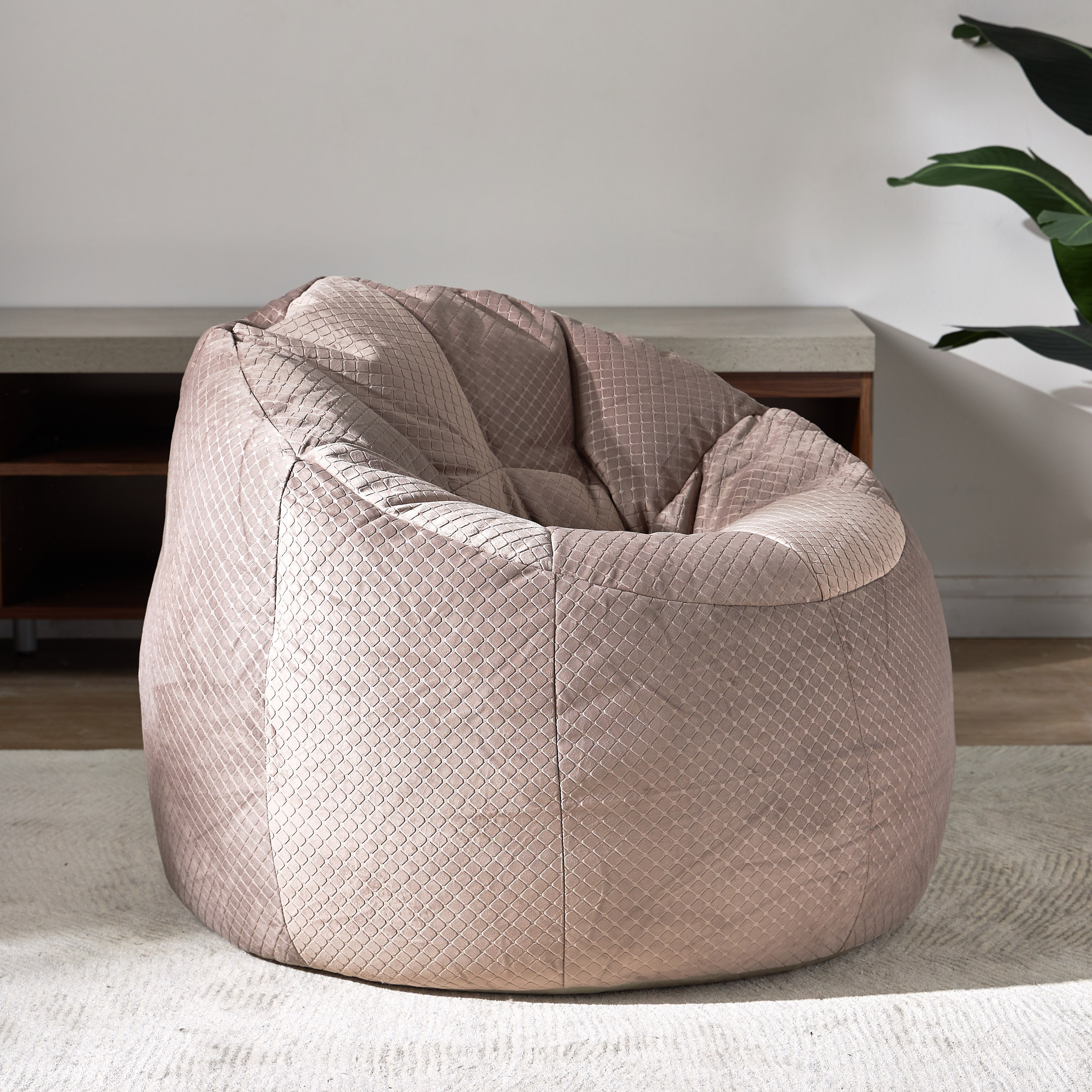 Velvet Bean Bag - 70x90 cm-household-cushionsandthrows-beanbags-image-1