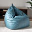 Faux Leather Bean Bag - 74x78 cm-furniture-sofaandseating-ottomansbeanbagsandpoufs-image-1
