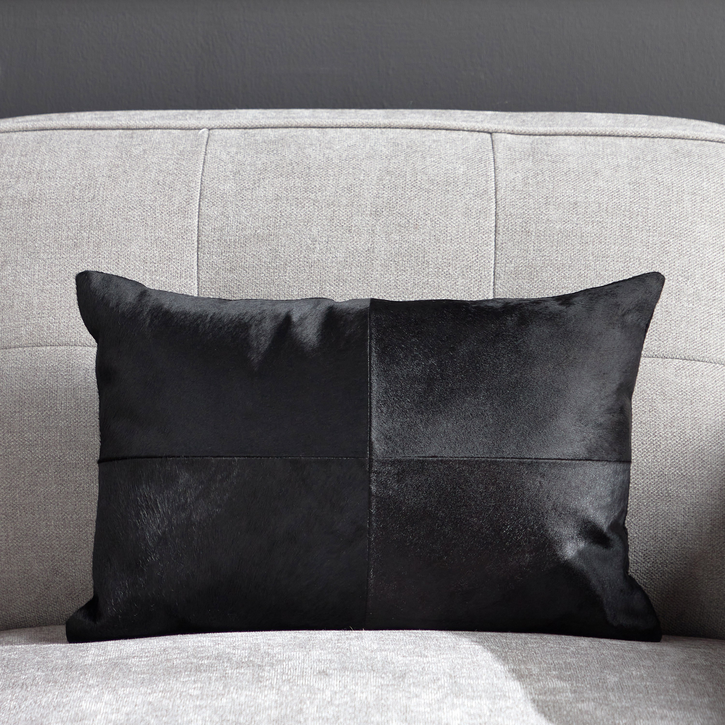 Clover Hairon Filled Cushion - 30x45 cm-household-cushionsandthrows-filledcushions-decorativecushions-image-1