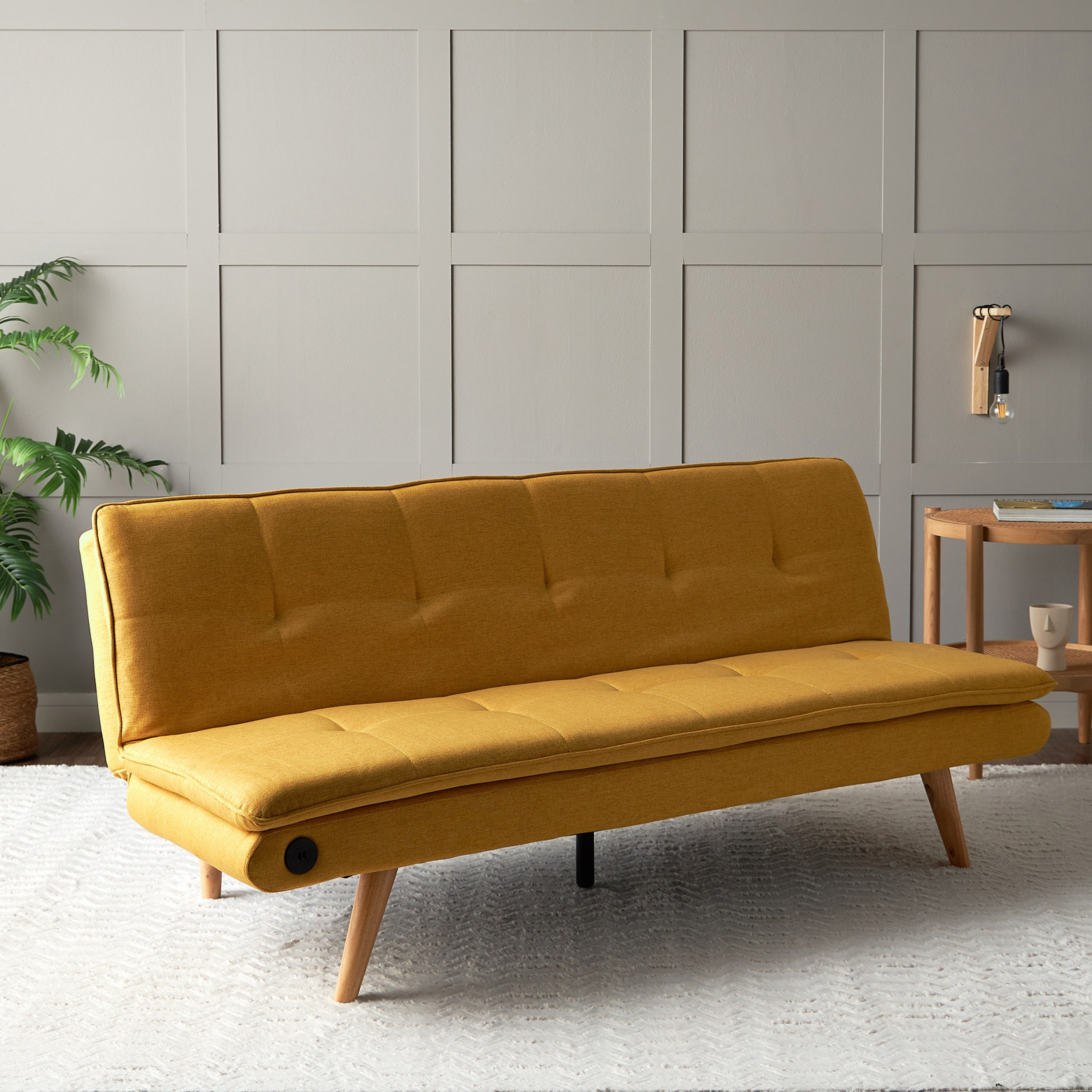 Sitka 3-Seater Fabric Sofa Bed-furniture-sofaandseating-sofabedsanddaybeds-image-1