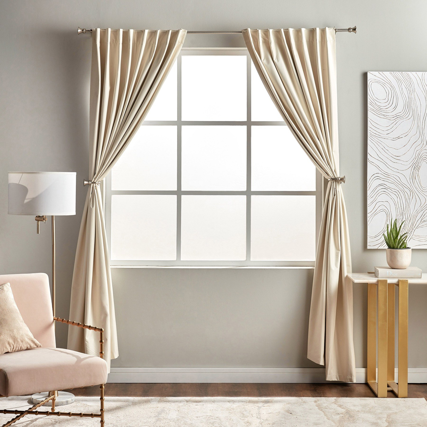 Caludon 2-Piece Curtain Set - 130x240 cm-household-windows-curtains-image-6