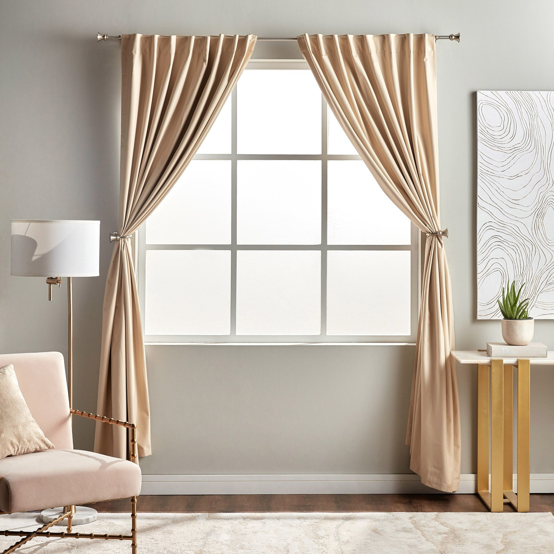 Caludon 2-Piece Curtain Set - 130x240 cm-household-windows-curtains-image-6