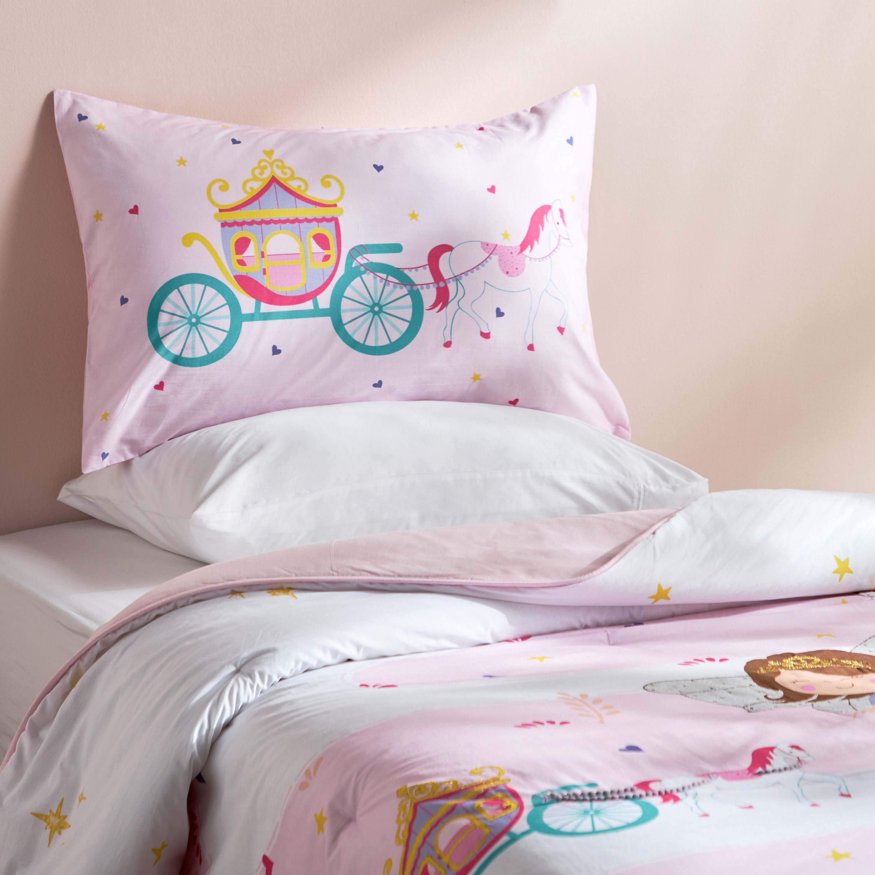 Shop Felicity Fairy Princess 2 Piece Single Comforter Set 135x220 cm Online Homecentre Oman