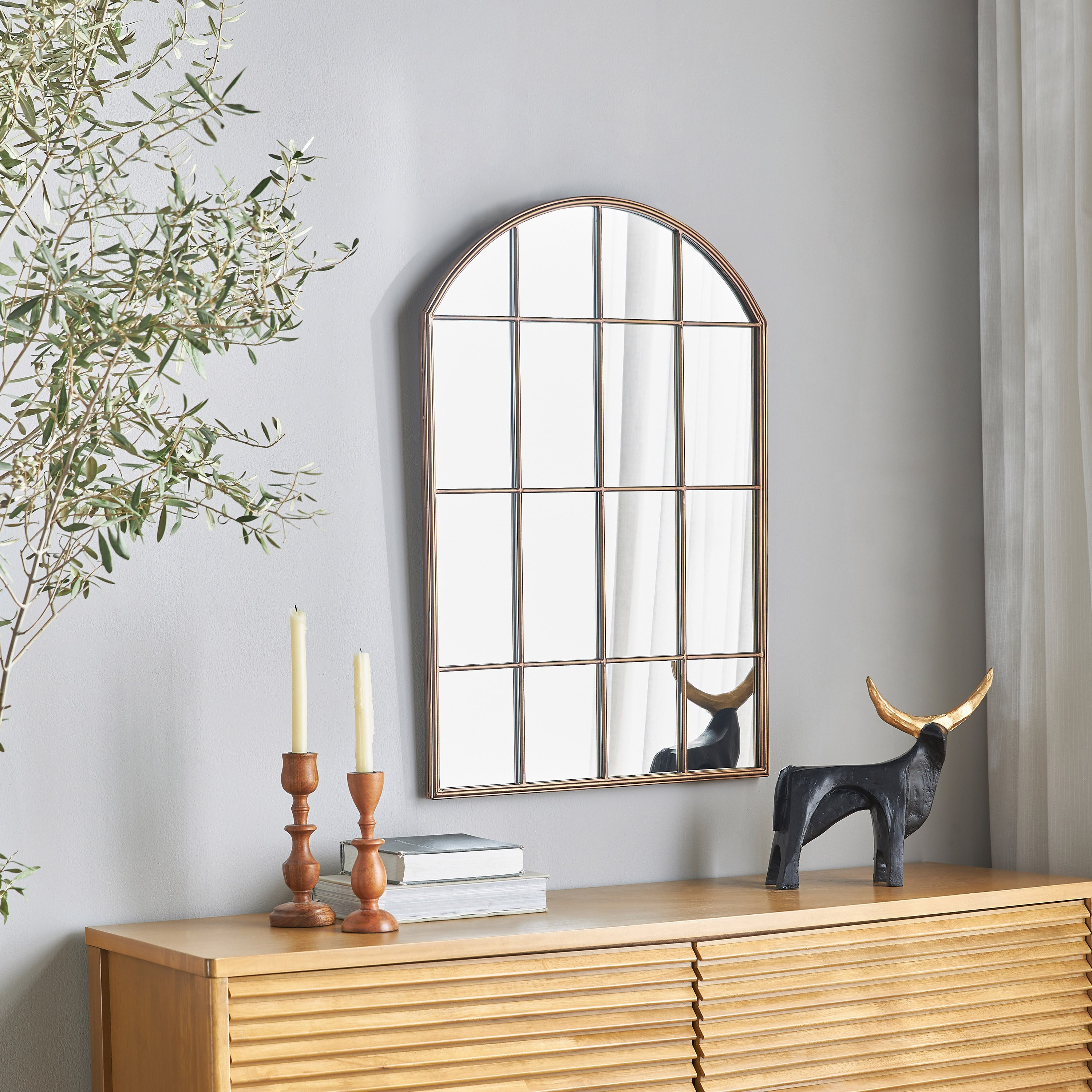 Iresine Wall Mirror - 90x60 cm-household-walldecorandmirrors-mirrors-wallmirrors-image-4