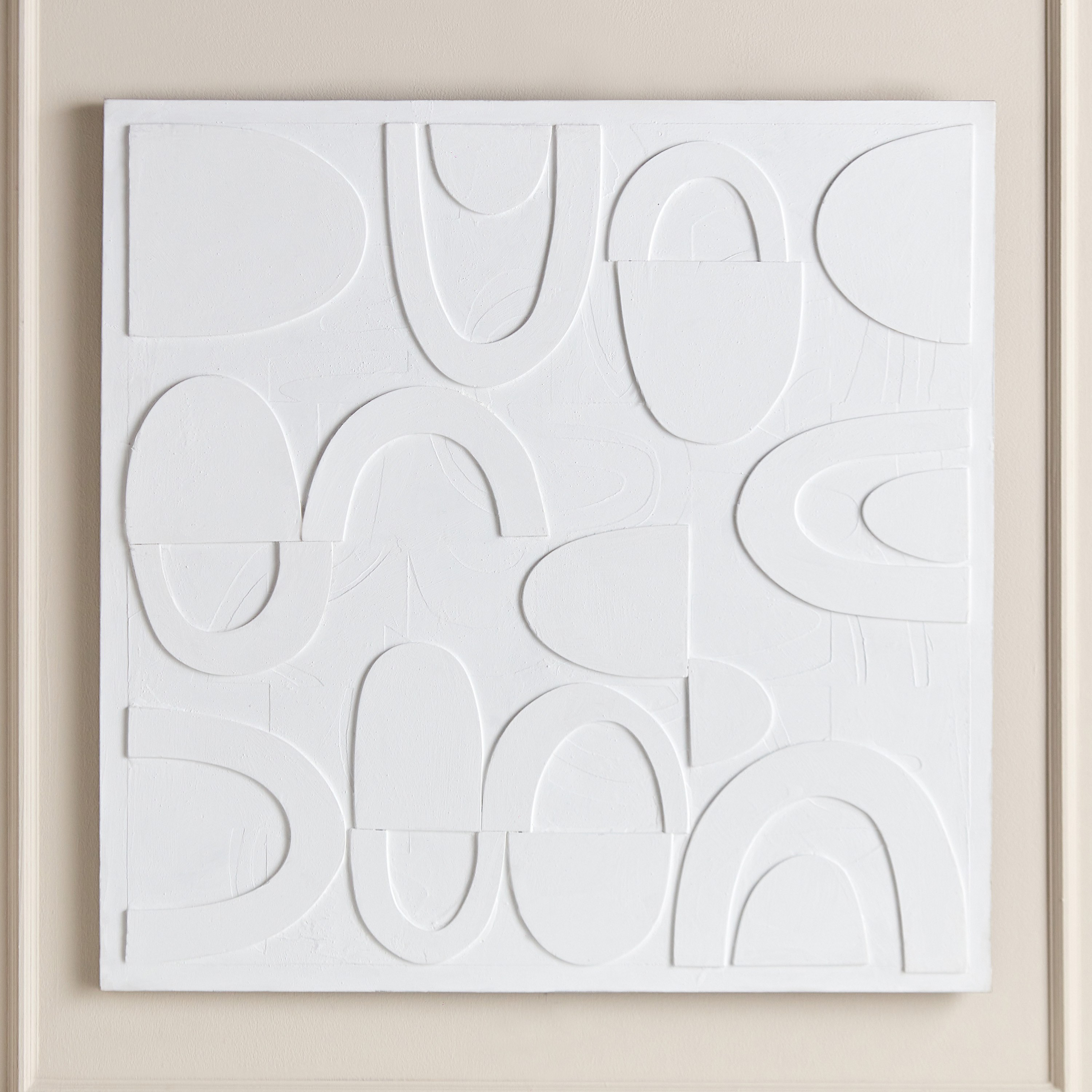 زينةة حائط كانفاس مؤطرة مرسومة يدويًا - 100x100 سم-household-walldecorandmirrors-wallart-image-1