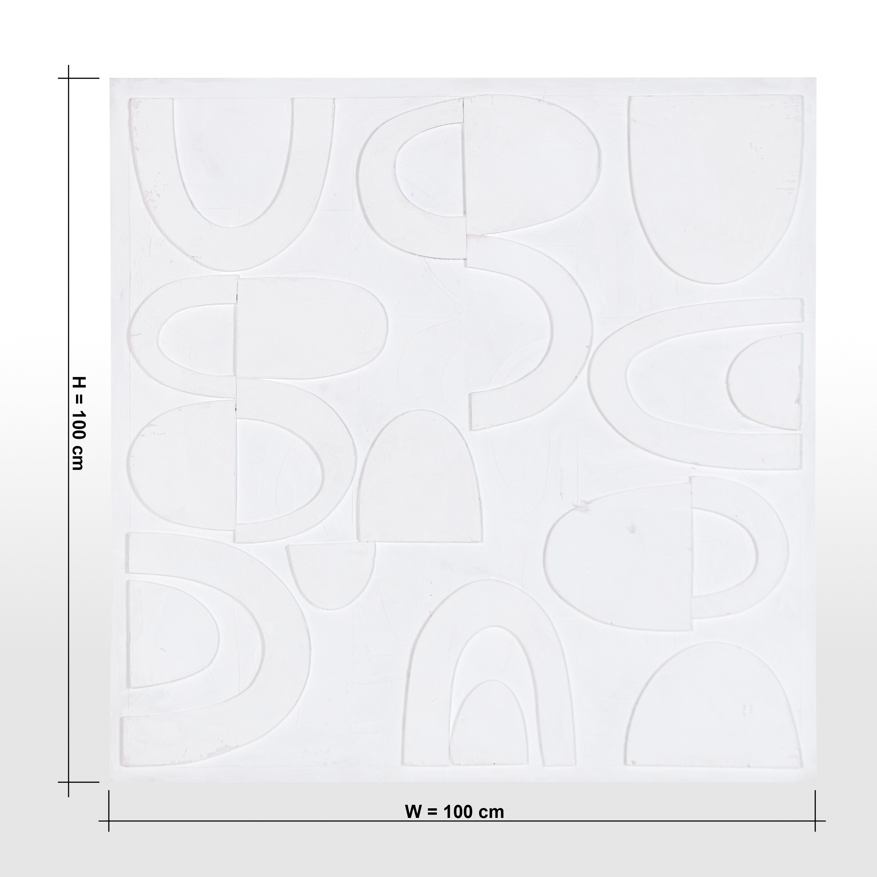 زينةة حائط كانفاس مؤطرة مرسومة يدويًا - 100x100 سم-household-walldecorandmirrors-wallart-image-5