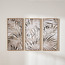 Luvia 3-Piece Panel Framed Canvas Wall Art Set - 38x80 cm-binpromo_ADCB_UAE_151026-image-1