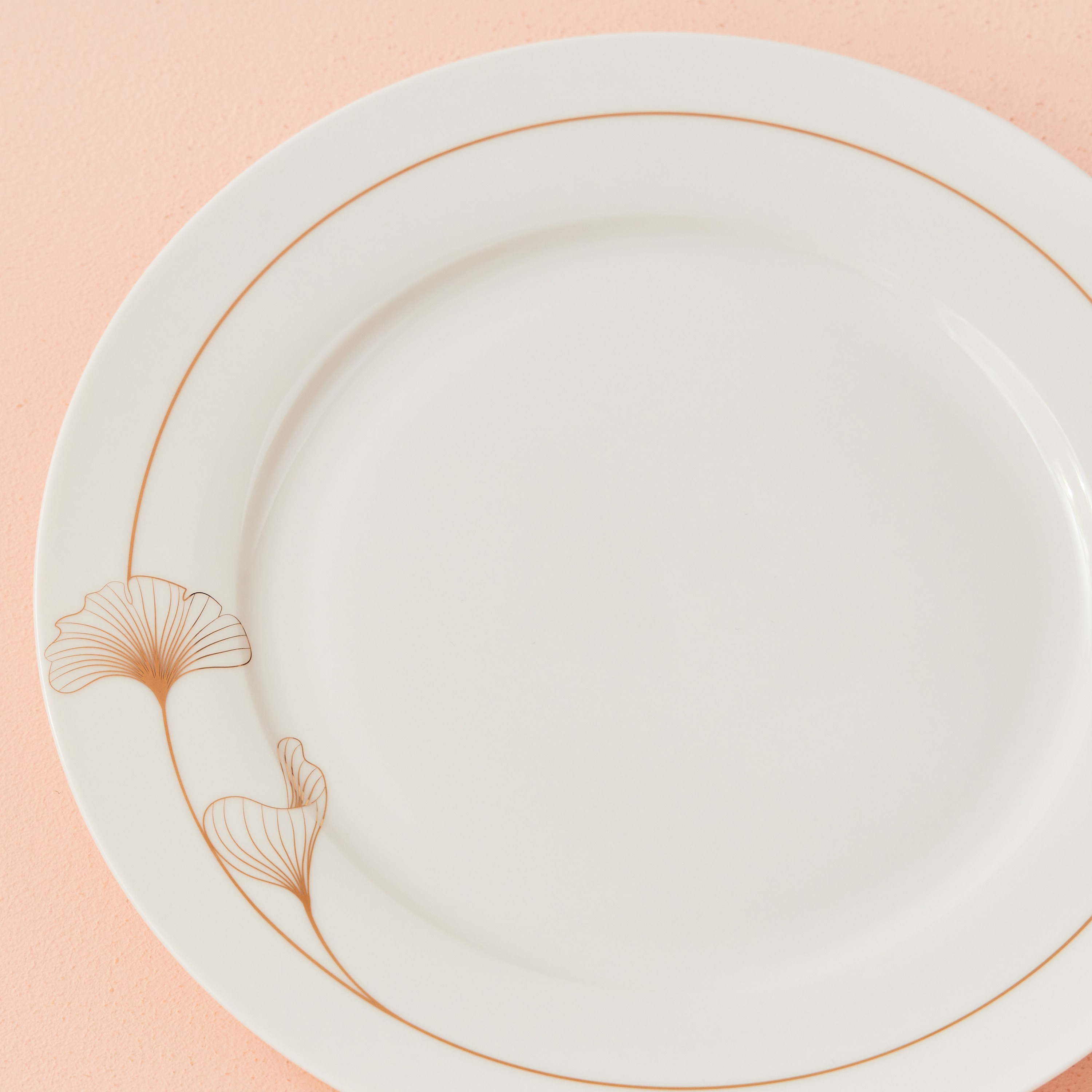 صحن عشاء من الخزف الصيني - جينكو - 26.6 سم-household-dining-dinnerware-plates-image-2