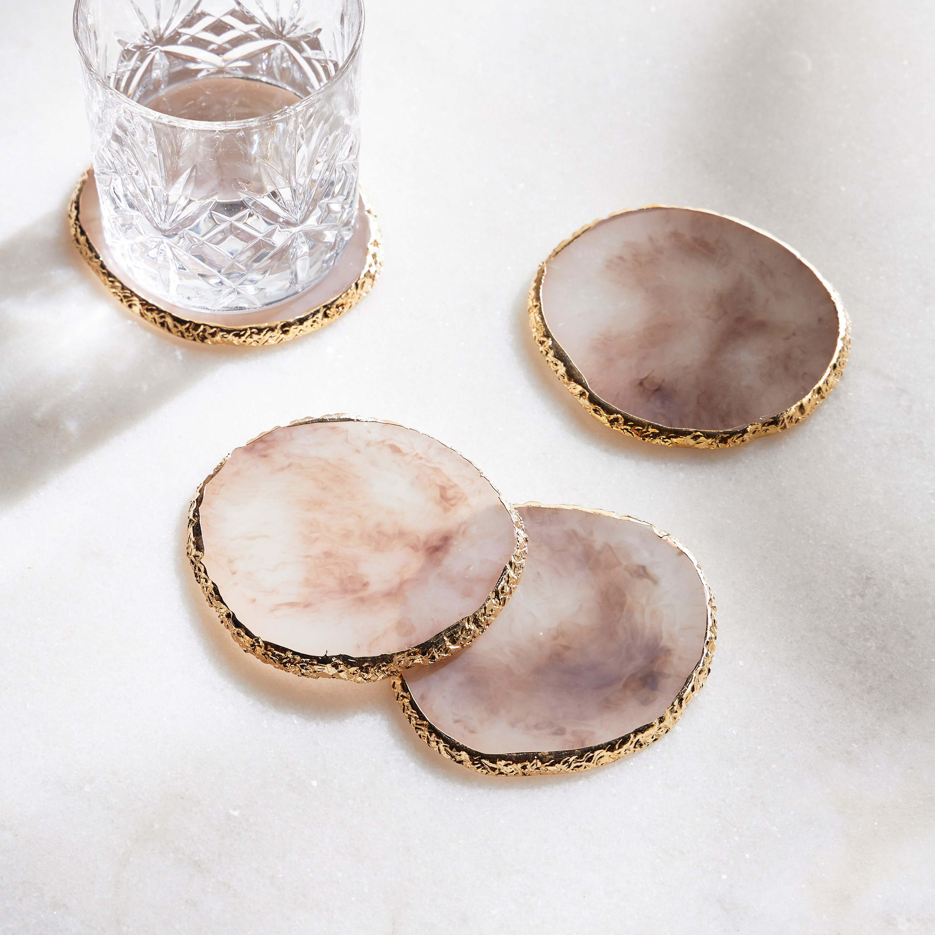 Layla 4-Piece Coaster Set - 10x10 cm