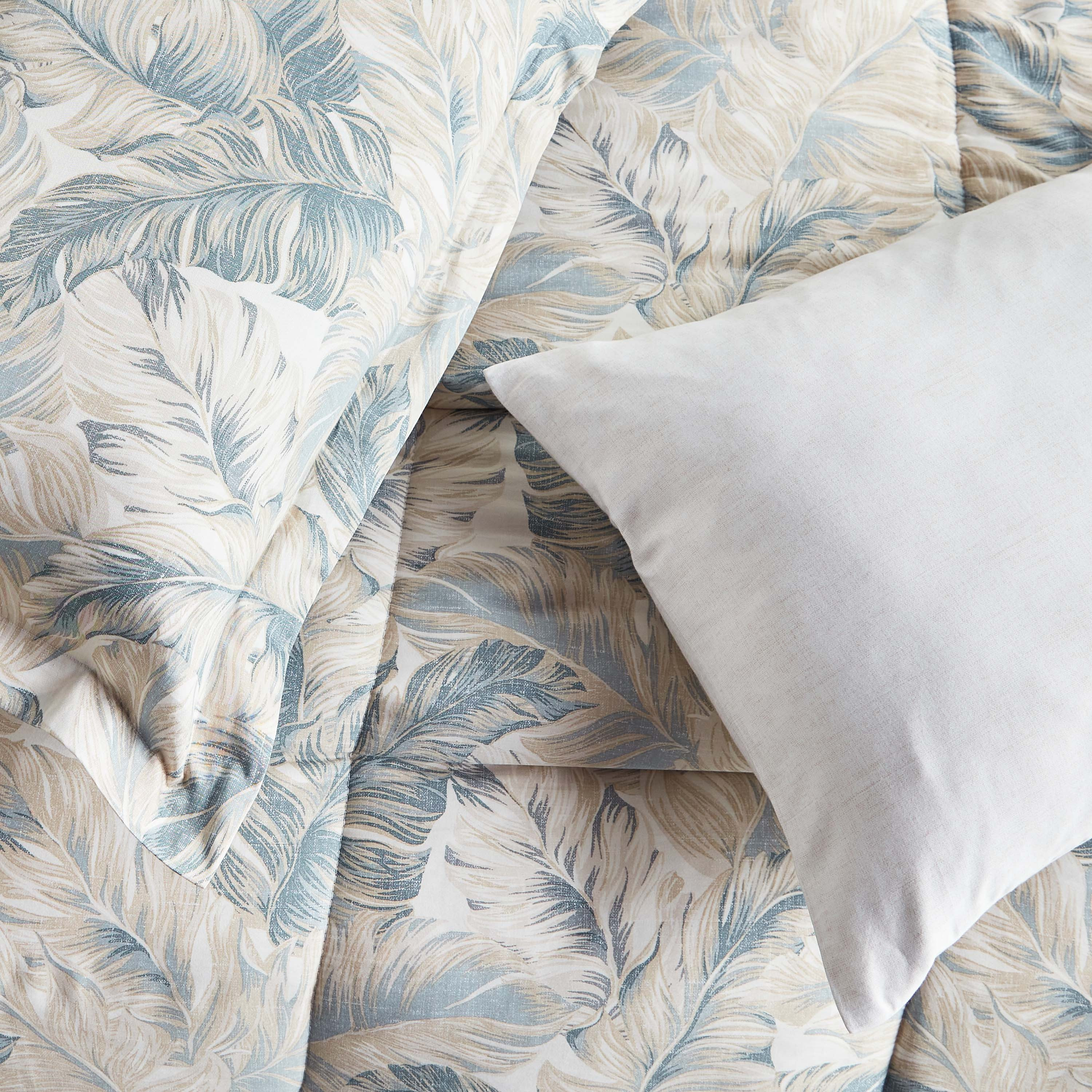 طقم لحاف وشرشف كينج 6 قطع قطن عدد خيوط 220 بطبعات - فرينش أوك - 240x260 سم-household-bedding-comfortersandbedspreads-bedinabag-image-4