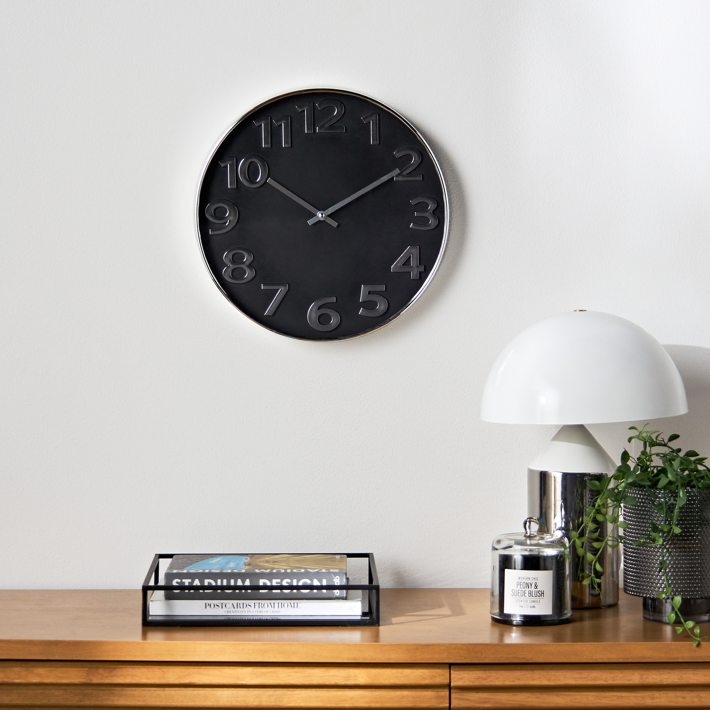 Harper Wall Clock - 36 cm-household-walldecorandmirrors-clocks-image-4