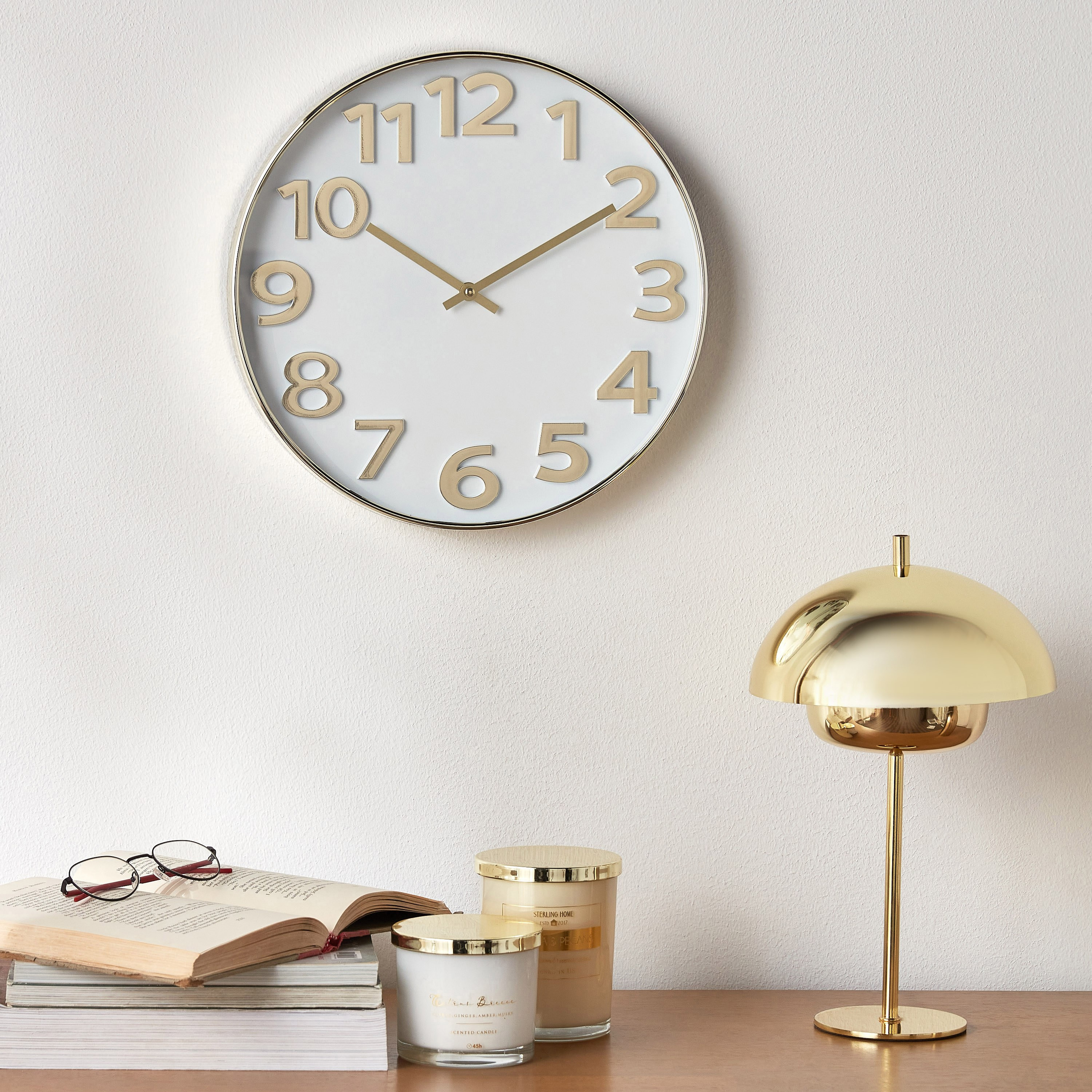 Harper Wall Clock - 36 cm-household-walldecorandmirrors-clocks-image-4