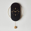 Dahlia Pendulum Clock - 70x40 cm-household-walldecorandmirrors-clocks-image-1