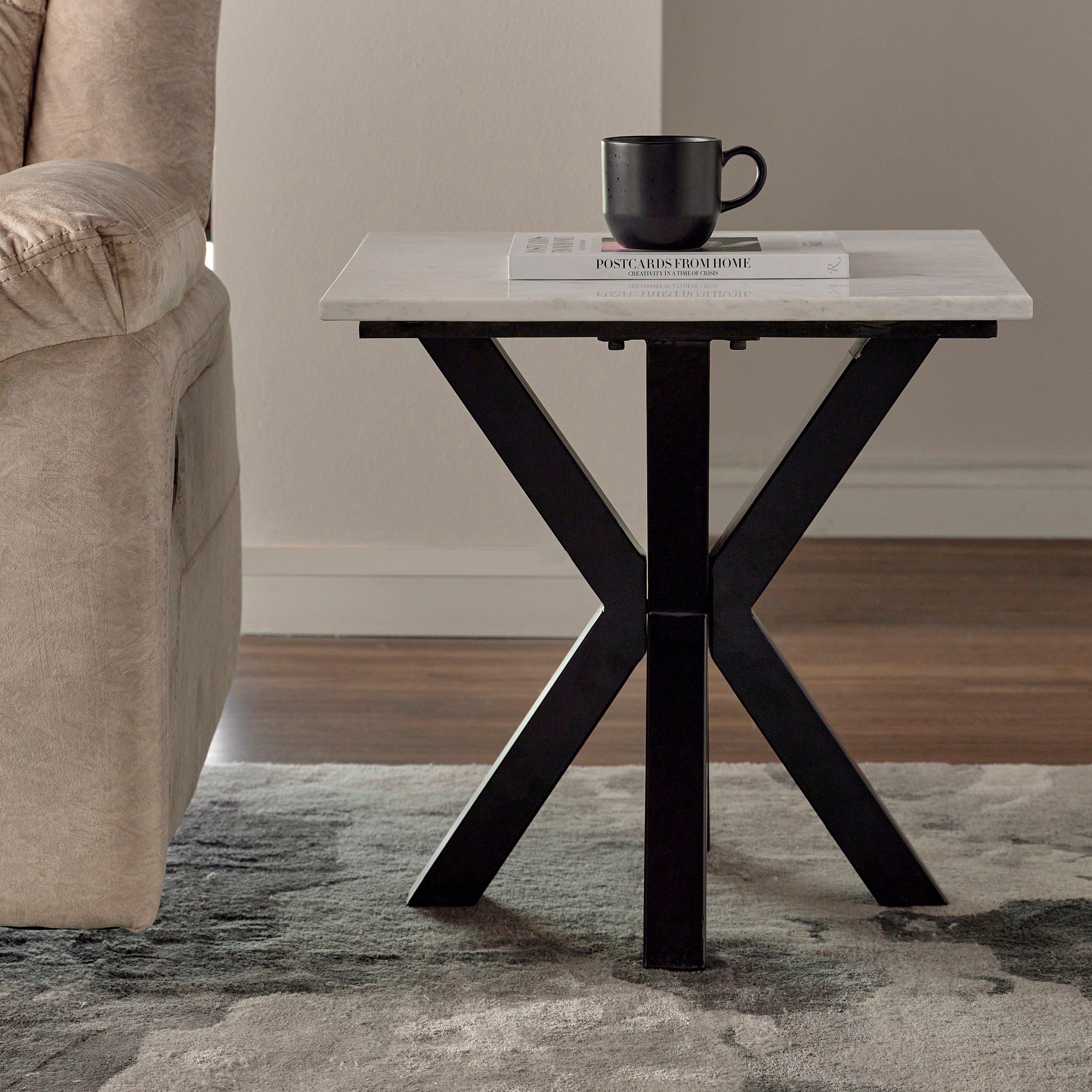 Heaven Marble Top Side Table-furniture-livingroom-sideandendtables-image-2