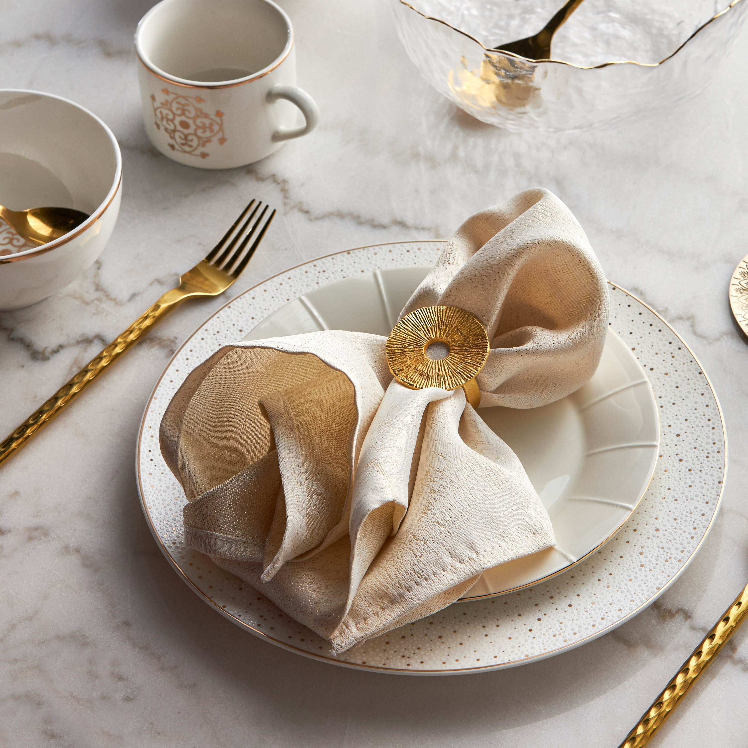 Sparkle 4-Piece Napkin Set - 45x45 cm-household-dining-tablelinen-napkinsandaccessories-image-3
