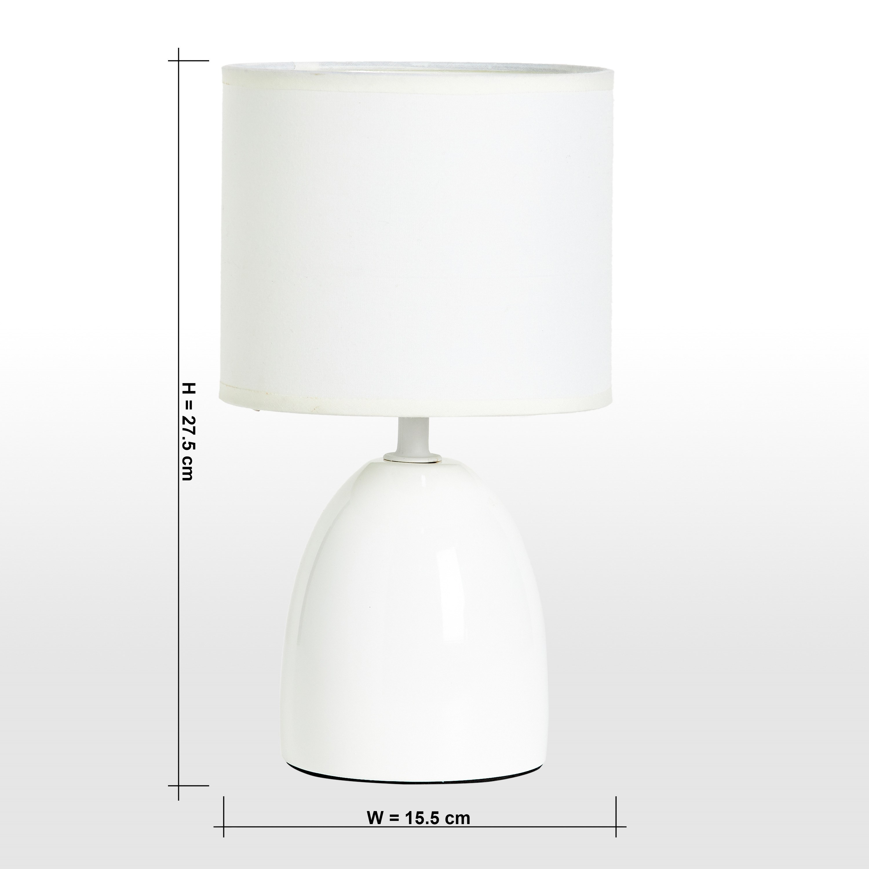 Selene Ceramic Table Lamp - 28 cm-household-lighting-tableanddesklamps-image-5