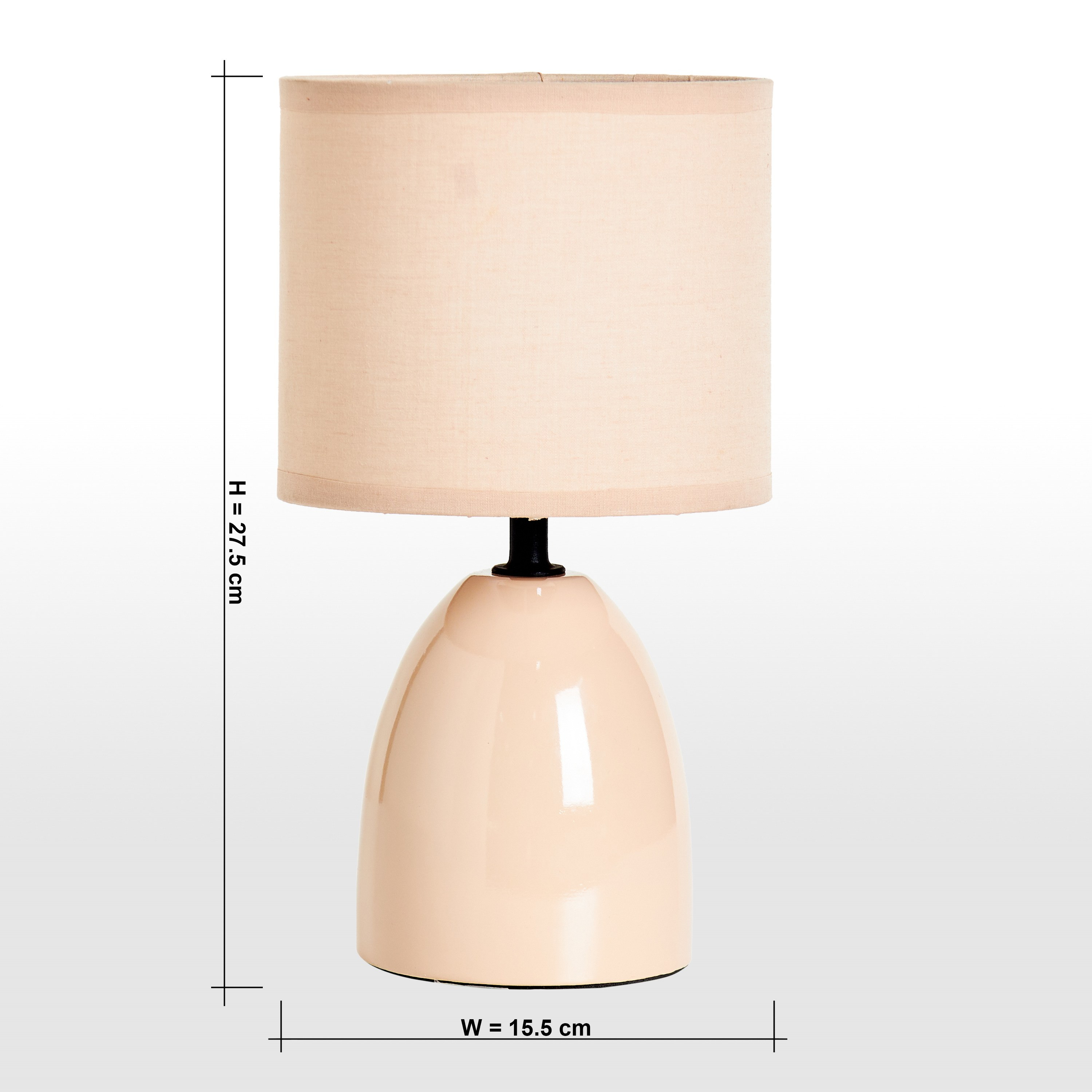 Selene Ceramic Table Lamp - 28 cm-household-lighting-tableanddesklamps-image-5