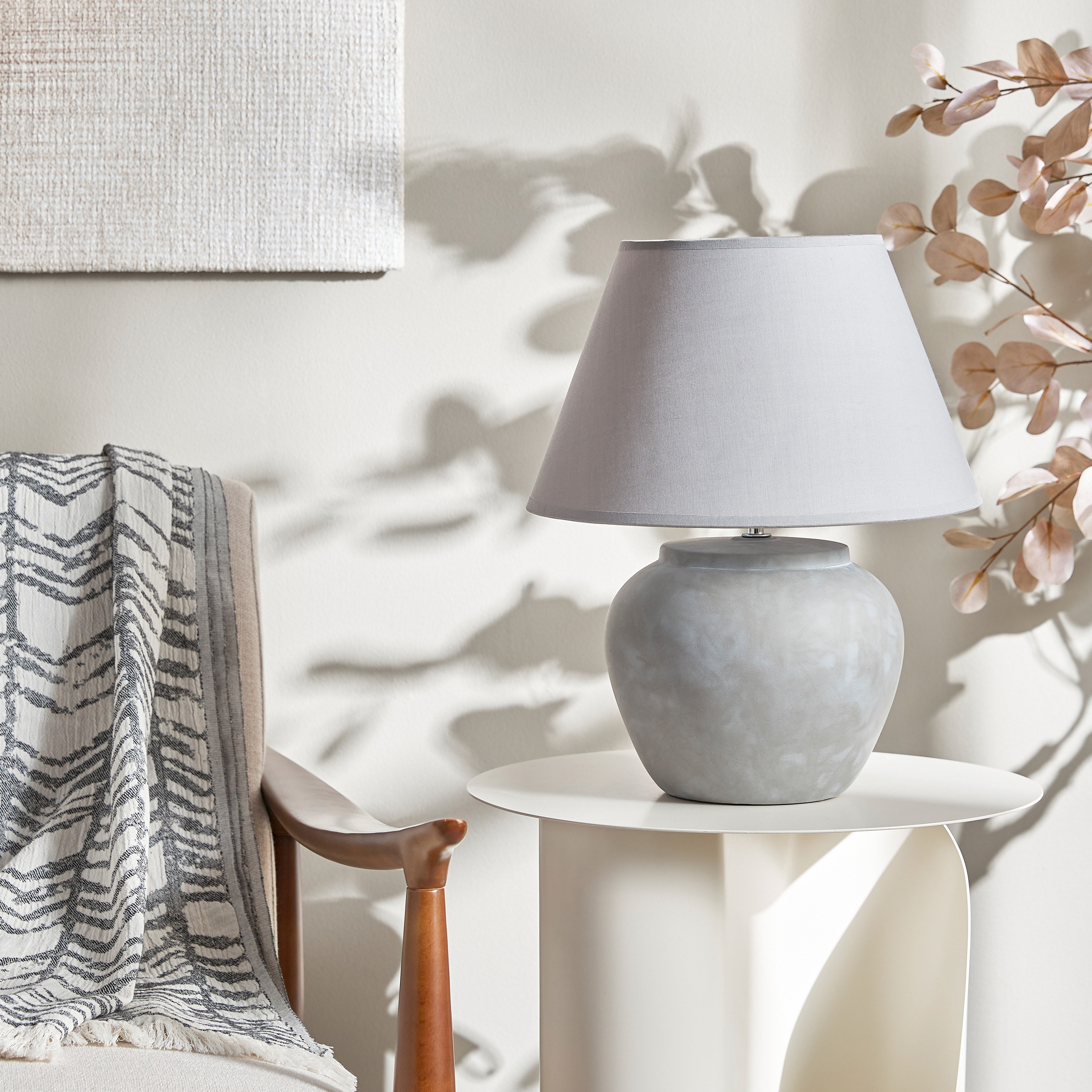 Urania Ceramic Table Lamp - 42 cm-household-lighting-tableanddesklamps-image-4