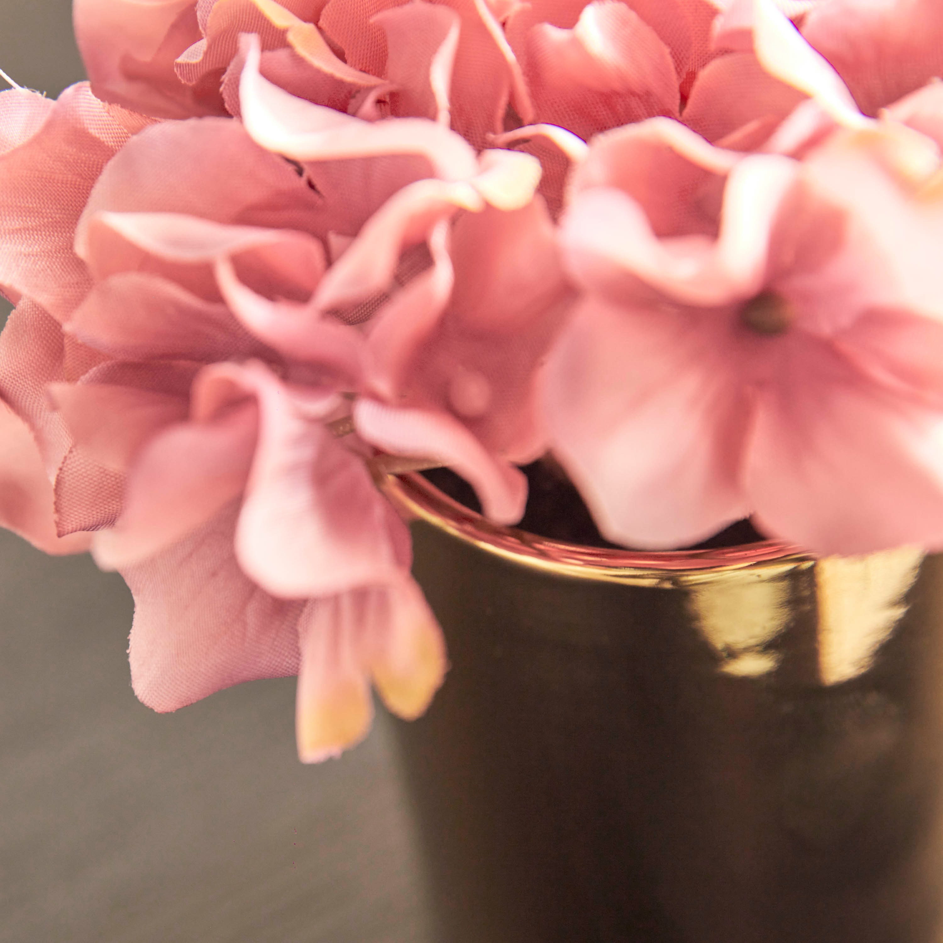 Suzie Hydrangea Flower with Pot - 13 cm-household-gardenandoutdoor-artificialflowersandplants-flowers-image-2
