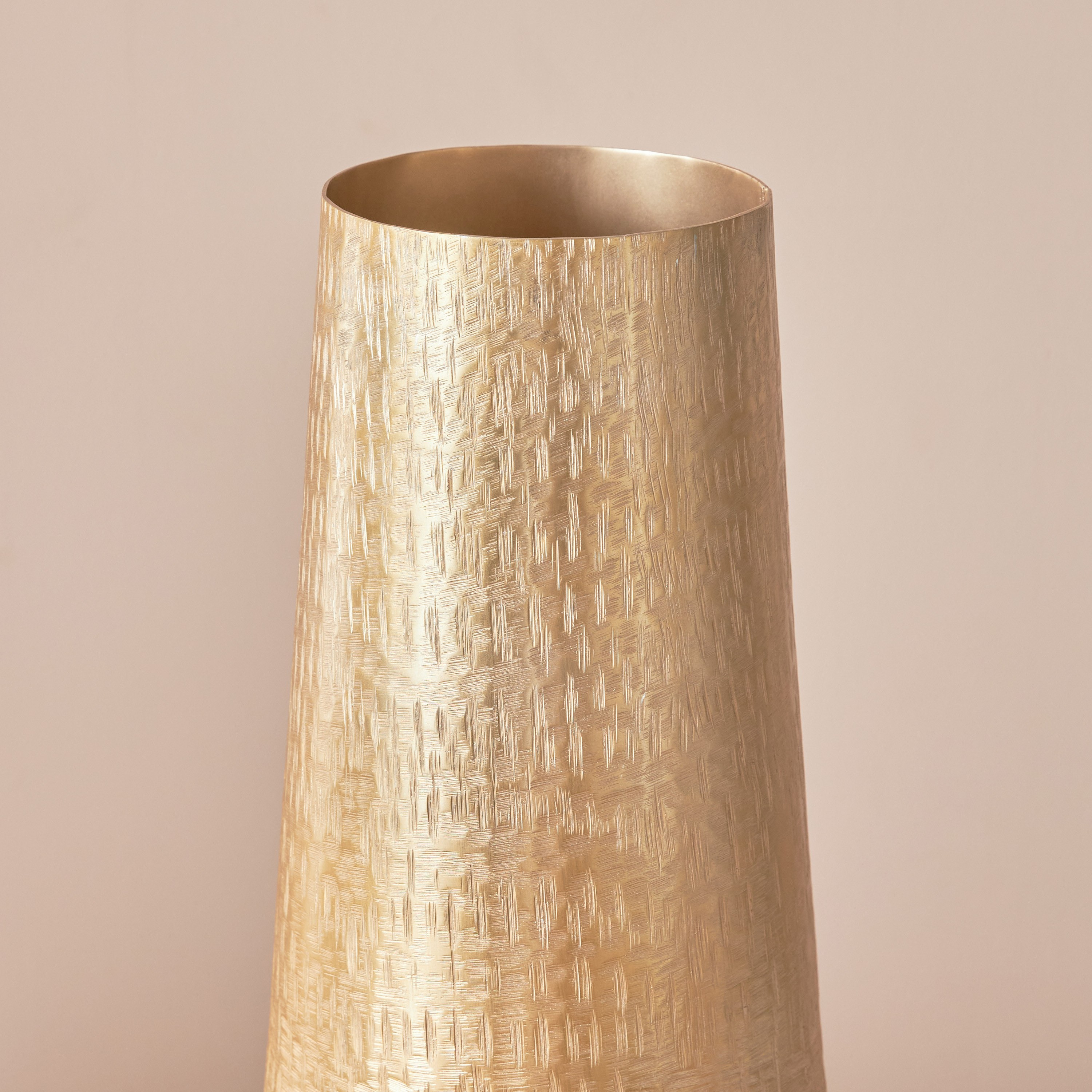 Montagne Metal Decorative Vase - 52 cm-household-decor-vasesandbowls-image-2