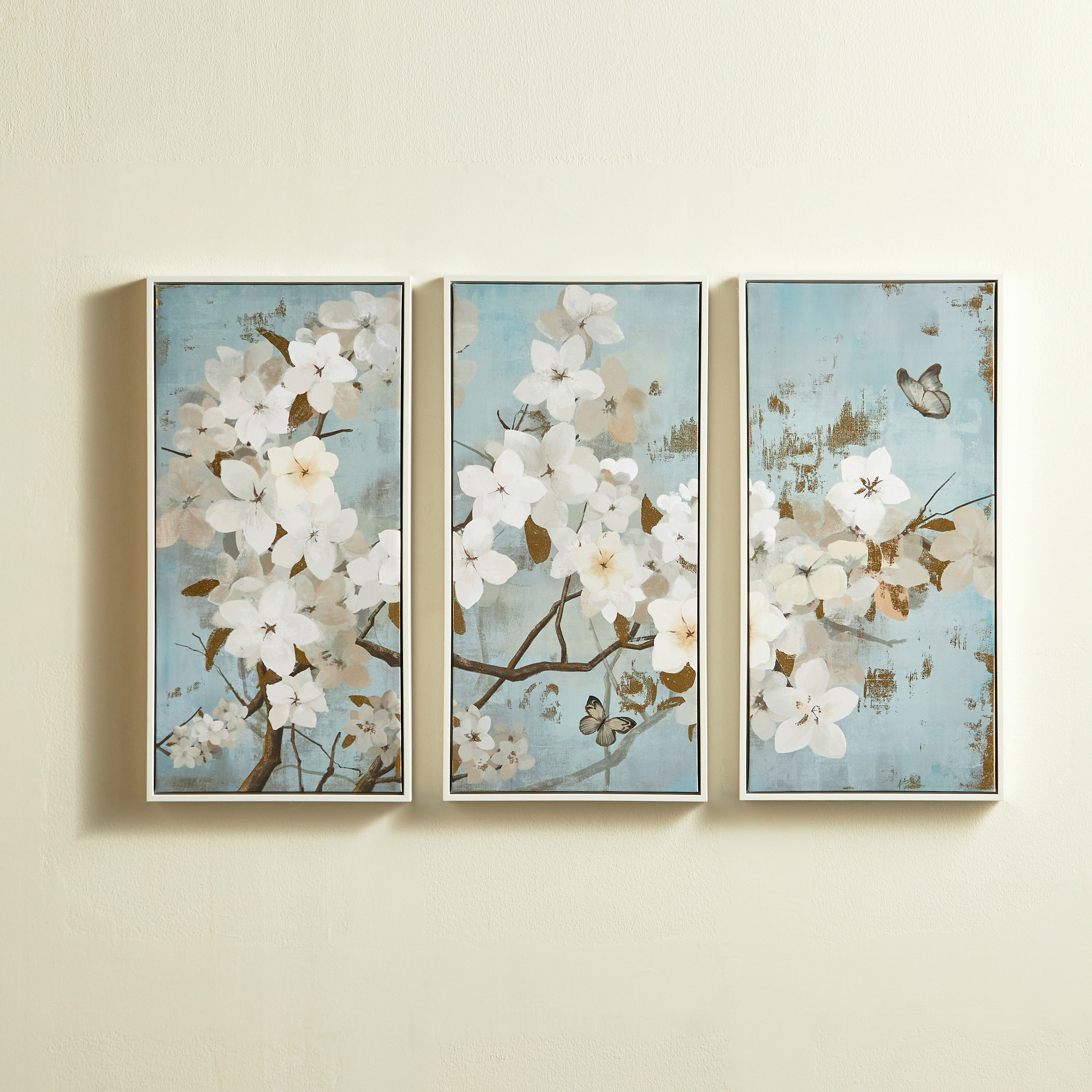 زينة حائط كانفاس مؤطرة 3 قطع - 80x40 سم-household-walldecorandmirrors-wallart-image-1