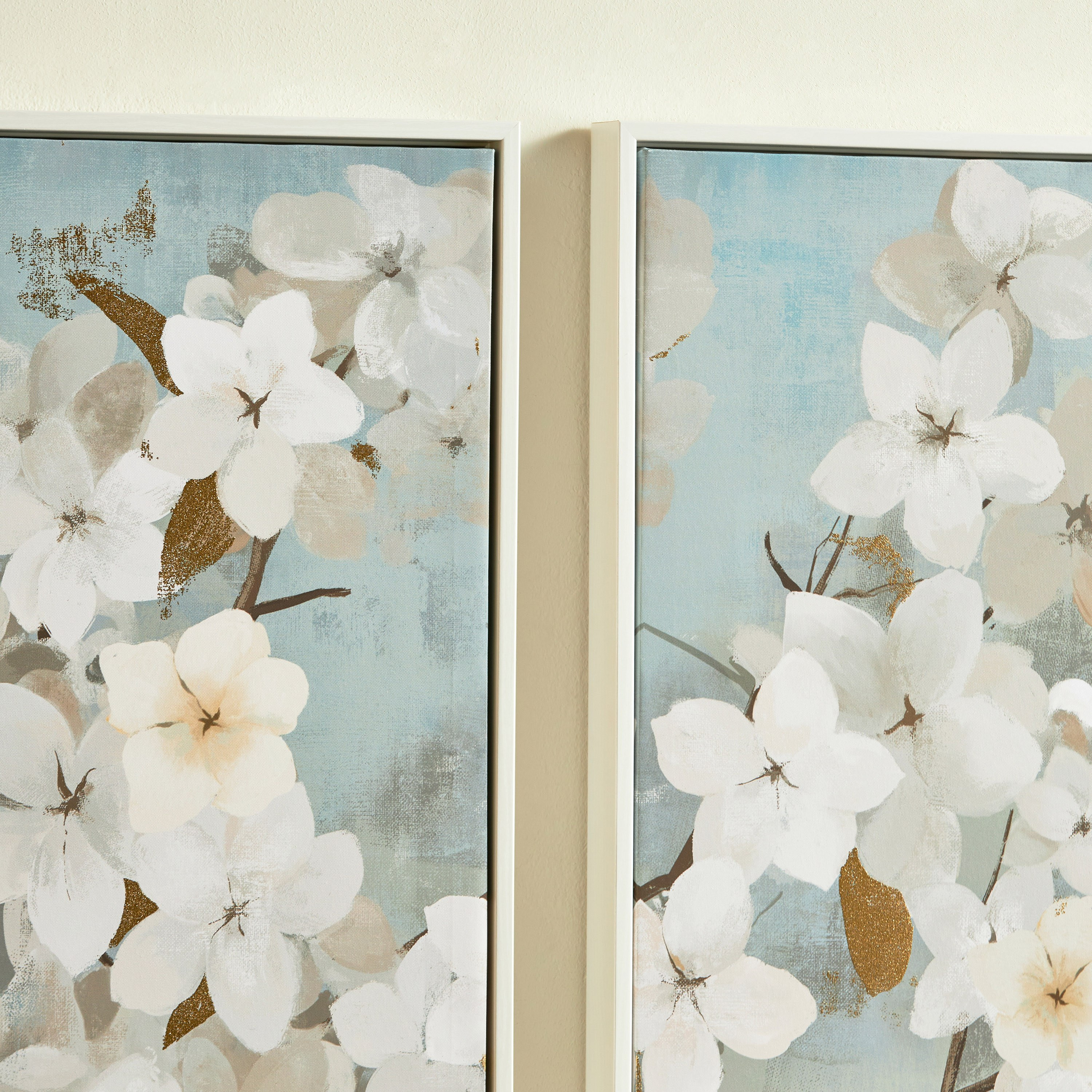 Floro 3-Panel Framed Canvas Wall Art Set - 80x40 cm-household-walldecorandmirrors-wallart-image-3