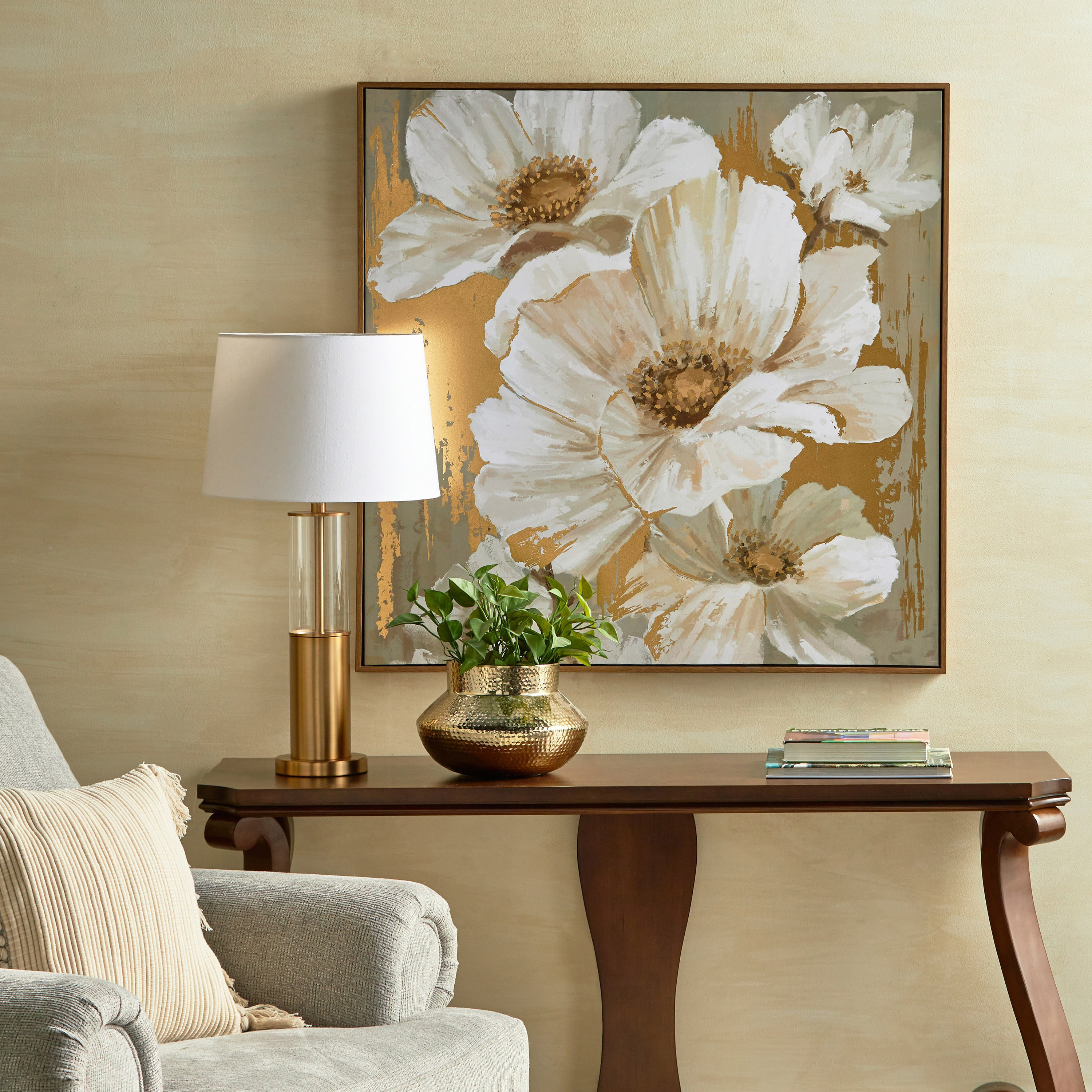 BLOEM Printed Artworks Framed Canvas Wall Art - 100x100 cm-household-walldecorandmirrors-wallart-image-4