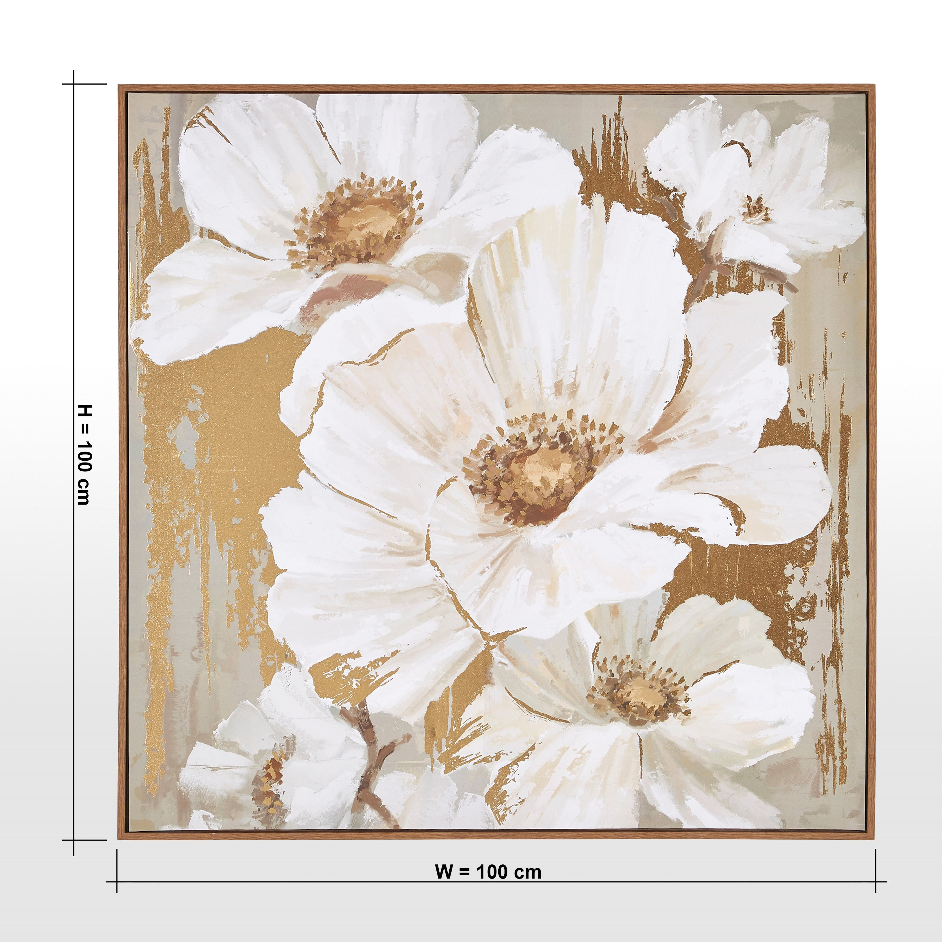 BLOEM Printed Artworks Framed Canvas Wall Art - 100x100 cm-household-walldecorandmirrors-wallart-image-5
