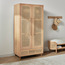 Anasa 2-Door Wardrobe with Drawer-furniture-bedroom-wardrobes-image-1