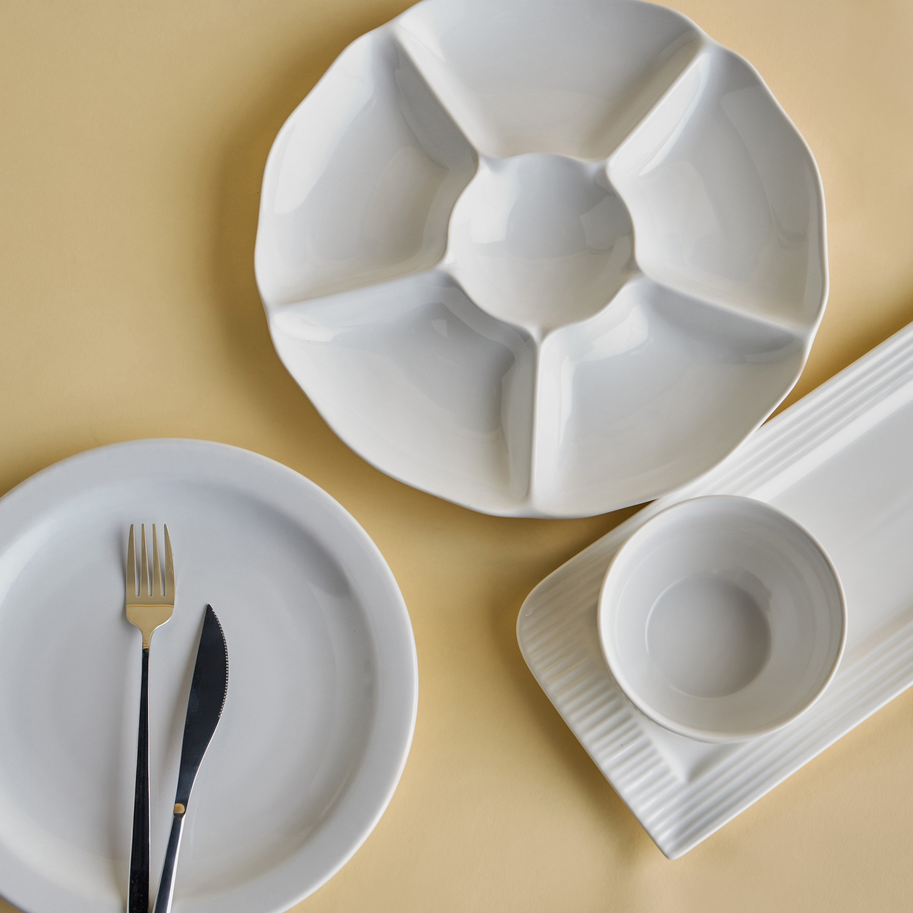 Gourmet Ceramic Appetizer Platter-household-dining-dinnerware-plates-image-3
