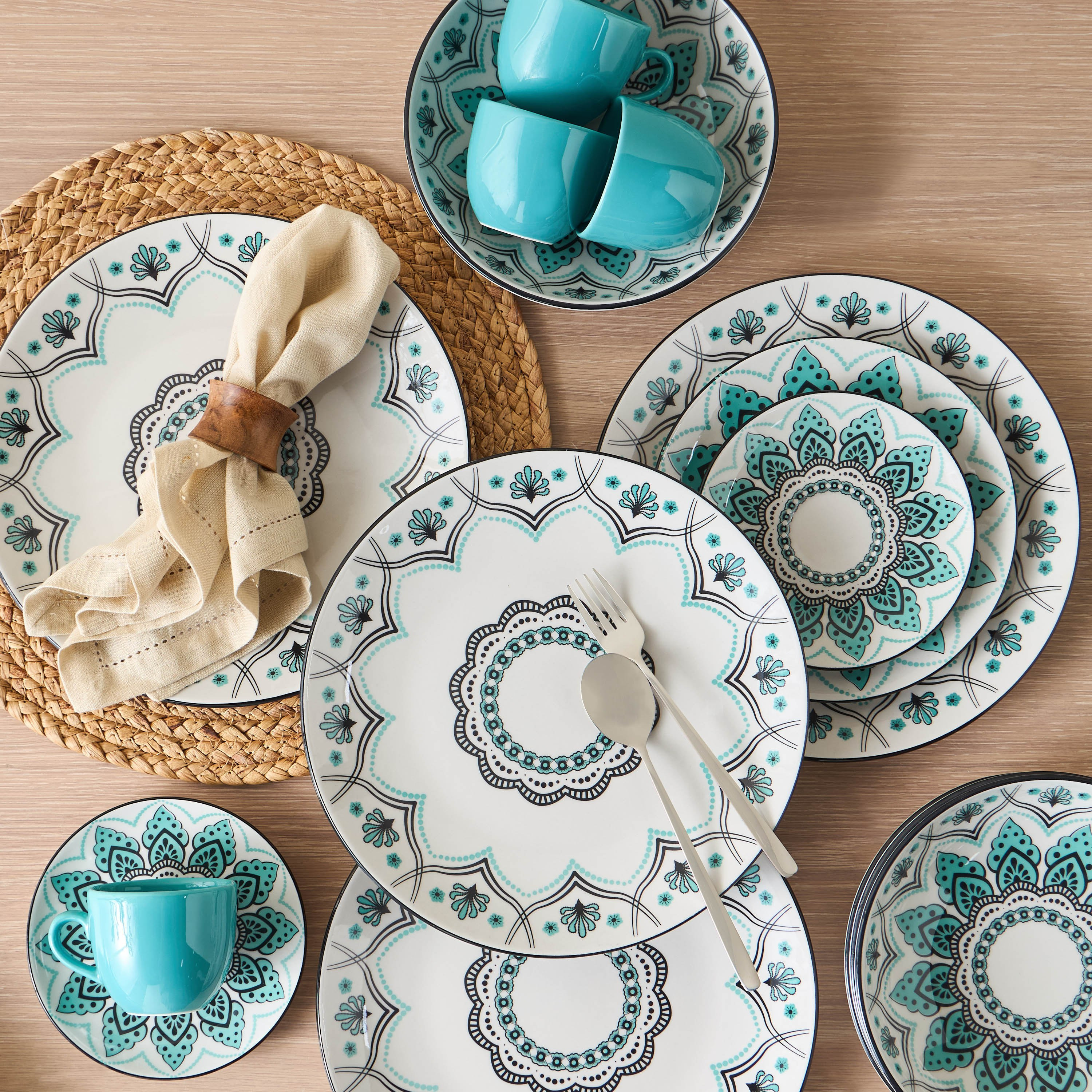 طقم عشاء 20 قطعة من البورسلان - سيرين - 4 أشخاص-household-dining-dinnerware-dinnersets-image-1